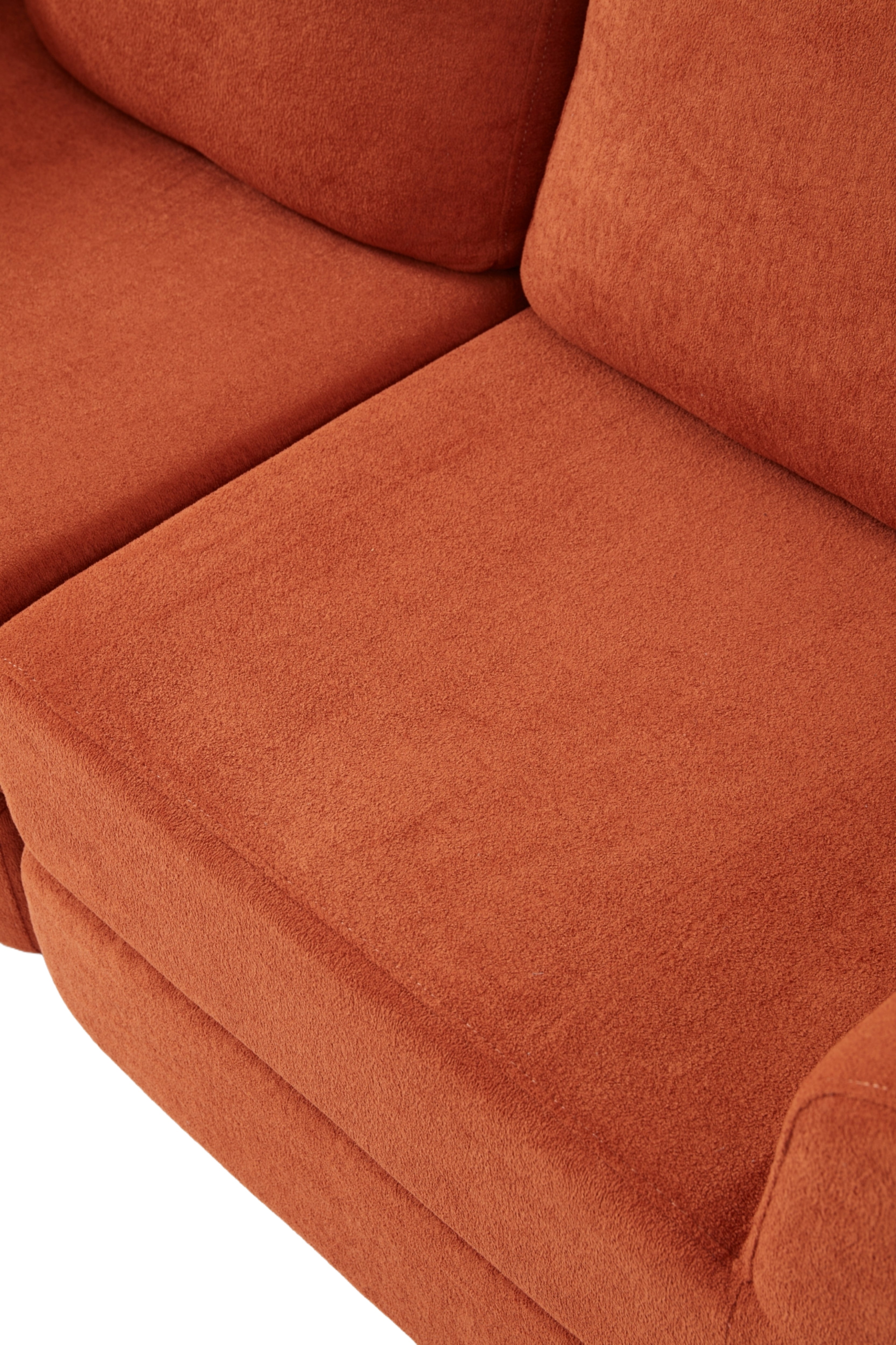Logidon Oranje slaapbank 140 x 81 cm memory foam rugsteun