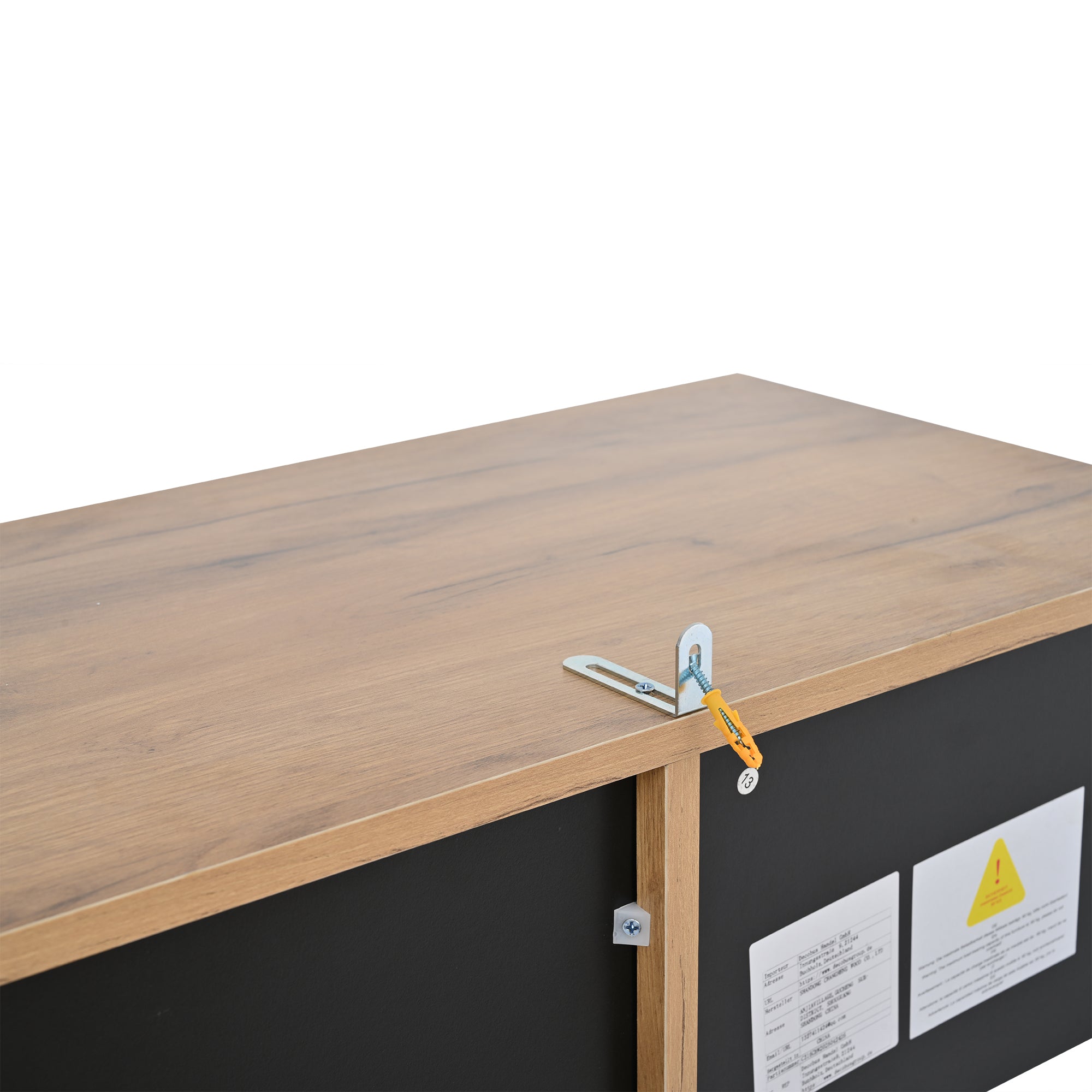 Logidon vitrinekast 80x35x160 cm met acryl deuren en 8 planken