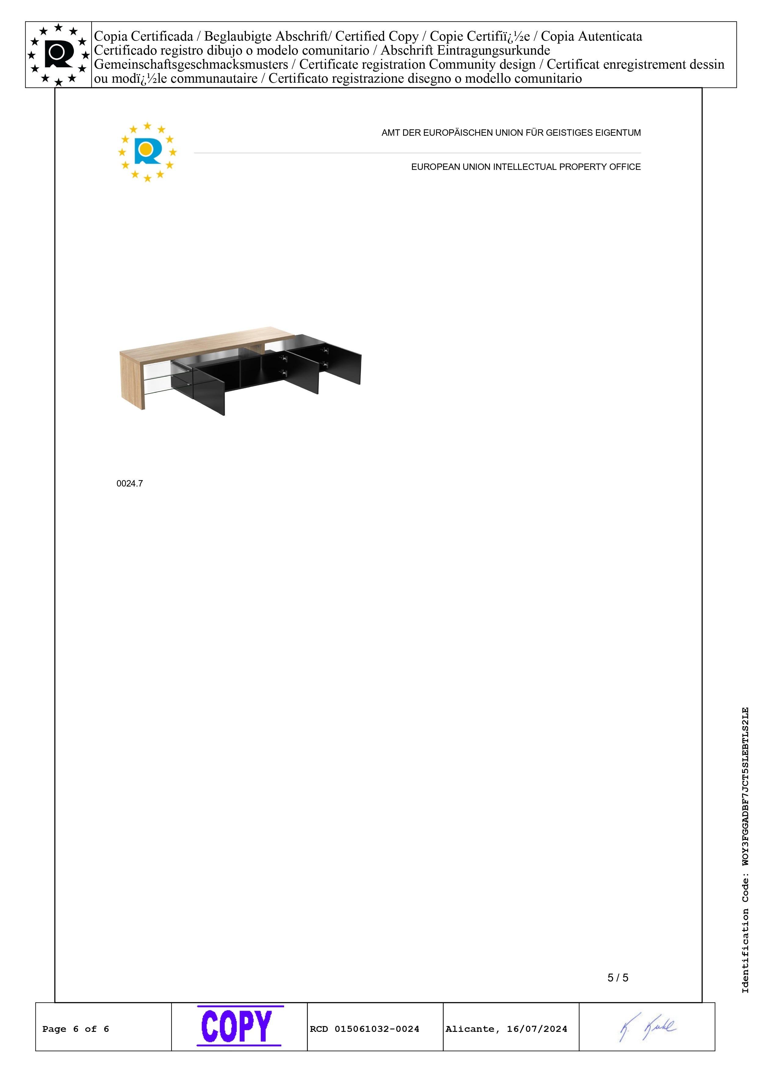 Logidon Modern TV-meubel 197,5 centimeter hoogglans zwarte LED-verlichting