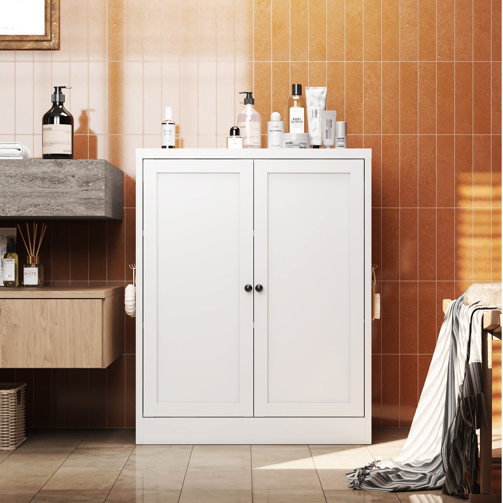 Logidon opbergplank 88 cm wit in hoogte verstelbare planken