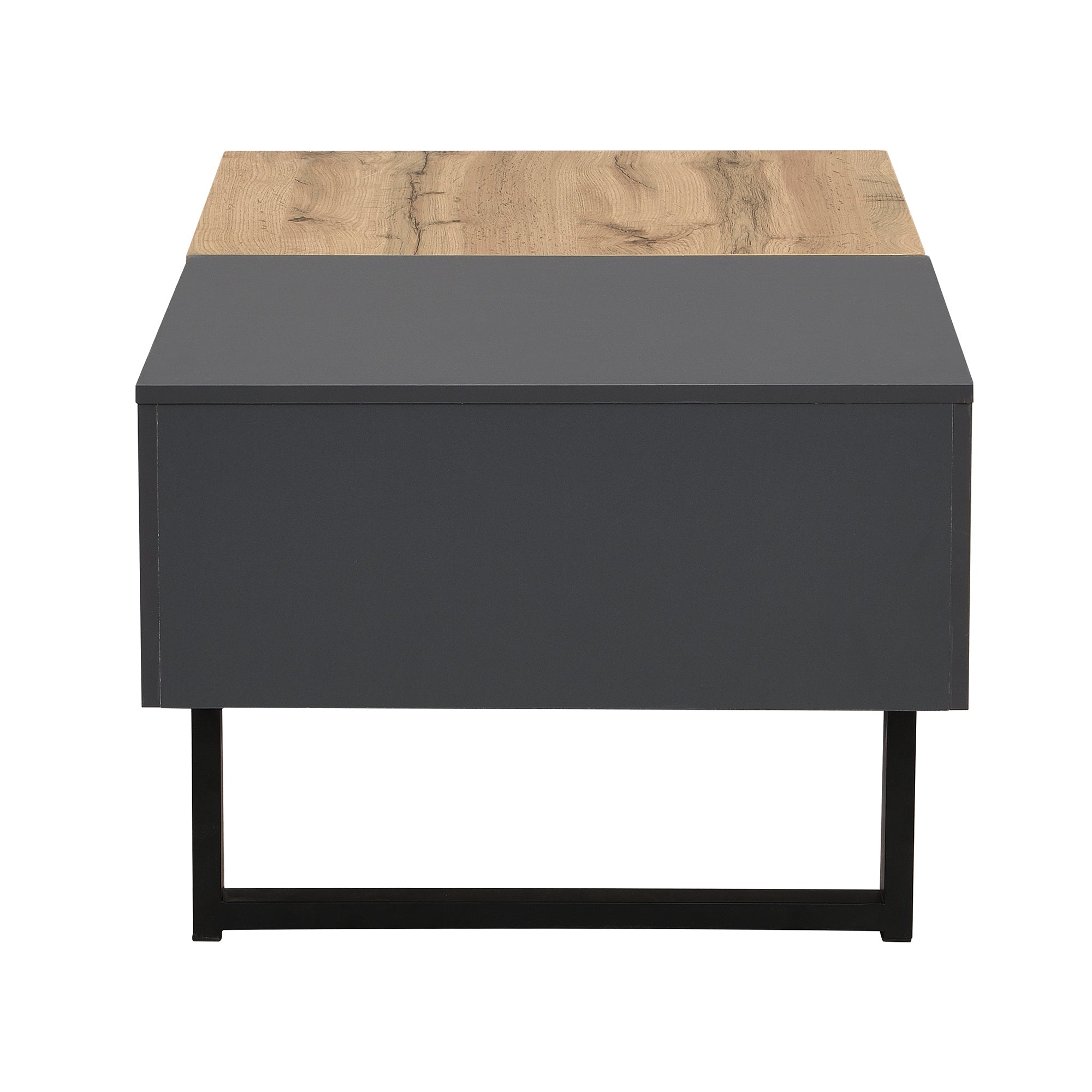 Logidon Salontafel met verschuifbare opbergruimte 155x55x22 cm