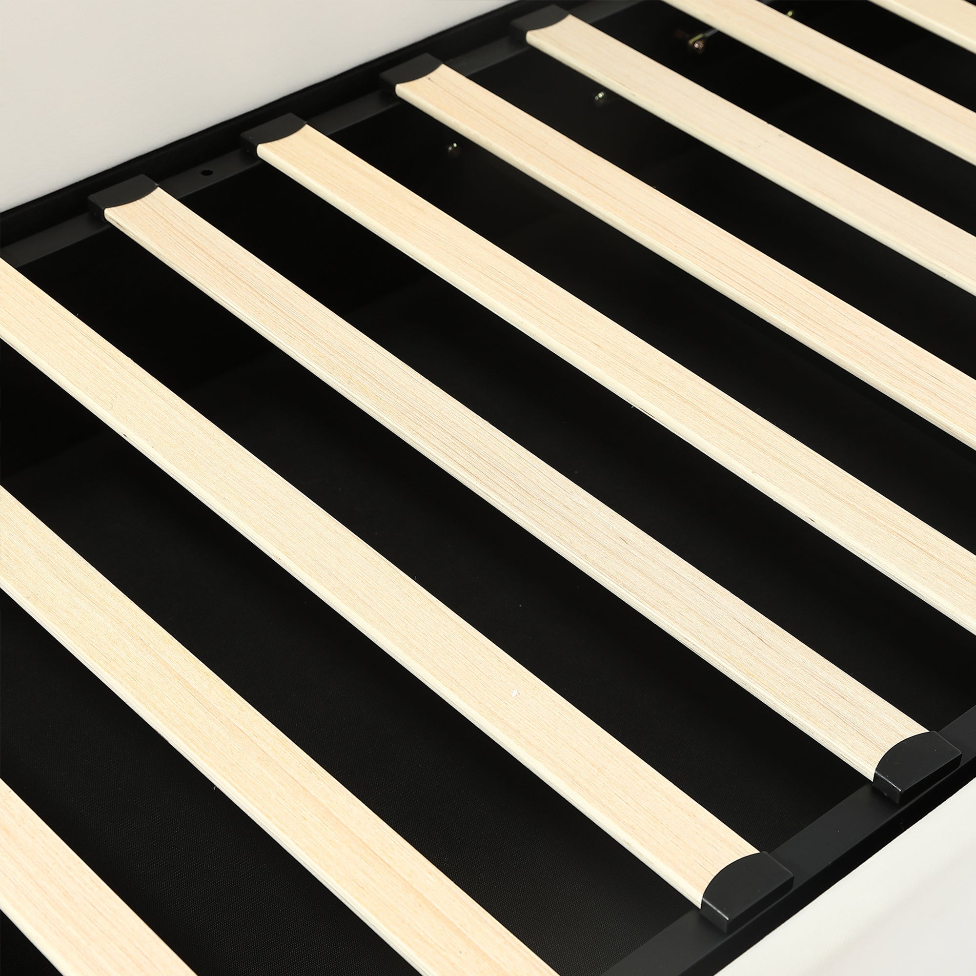 Logidon gestoffeerd kinderbed 90x200 beige kattendesign met opbergruimte