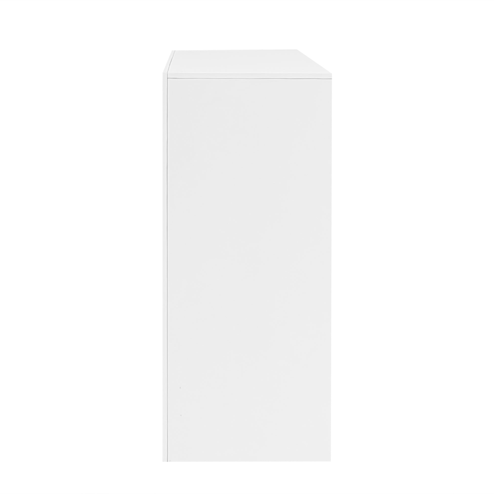Logidon Modern Wit Buffet Hoogglans Glazen Frontplanken 95x35x83 cm