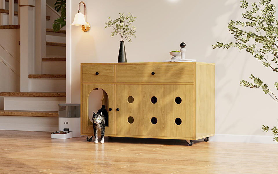 Logidon kattenbakkast 100 x 45 x 66 cm zandafvoerplaat