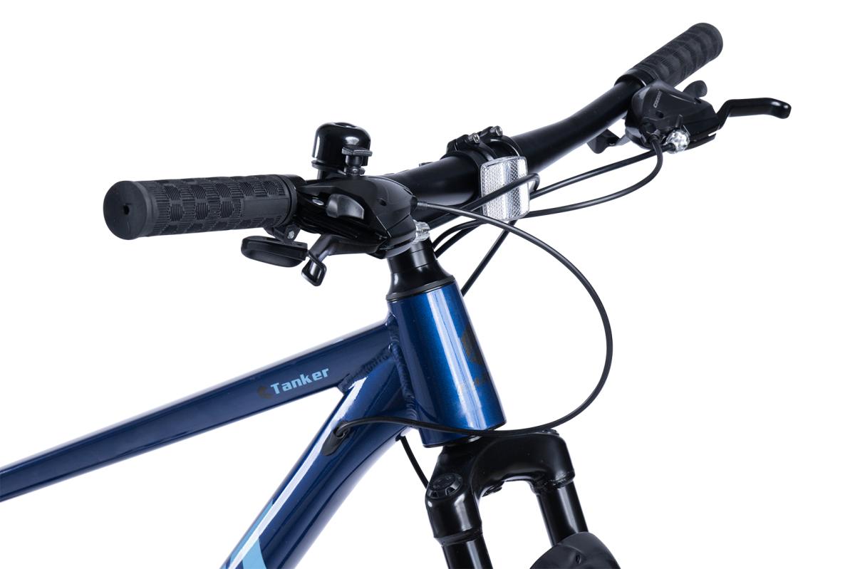 Logidon 29 inch mountainbike hardtail 100 mm veerweg blauw