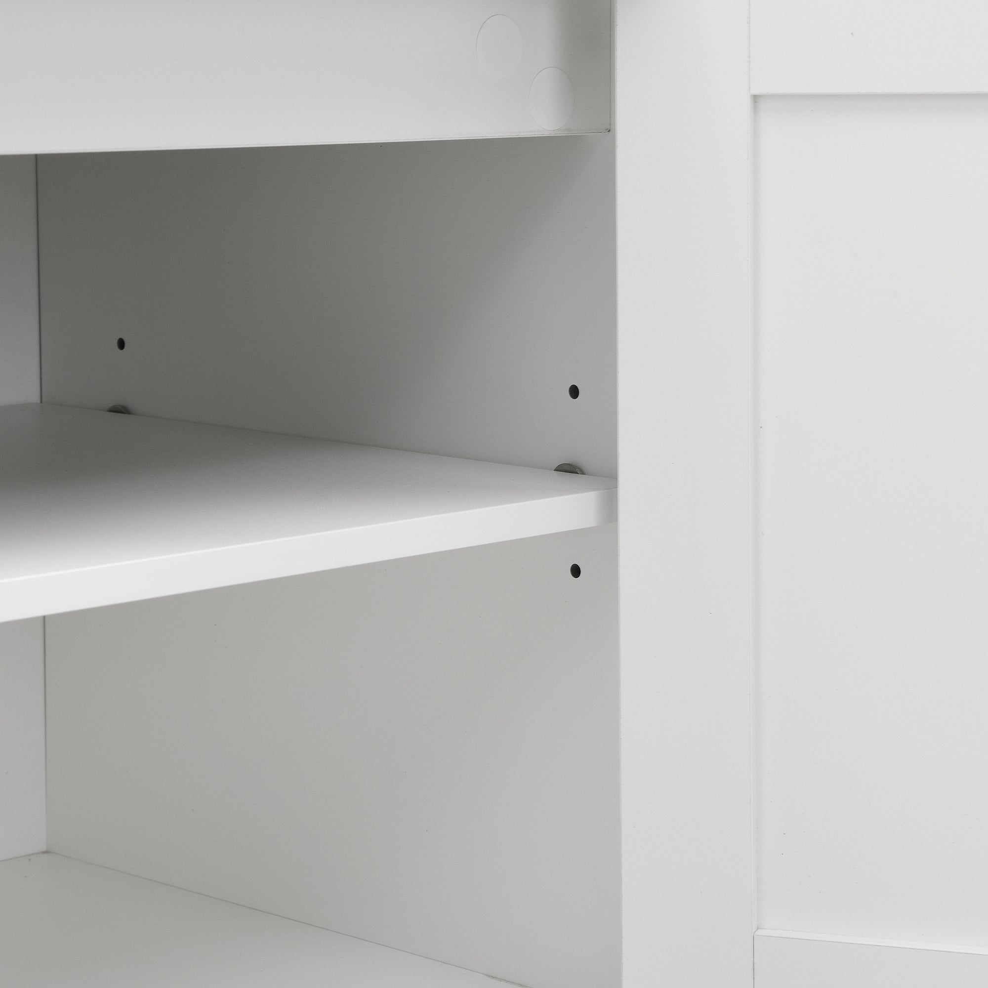 Logidon kledingkast wit met LED spiegelhaken lades