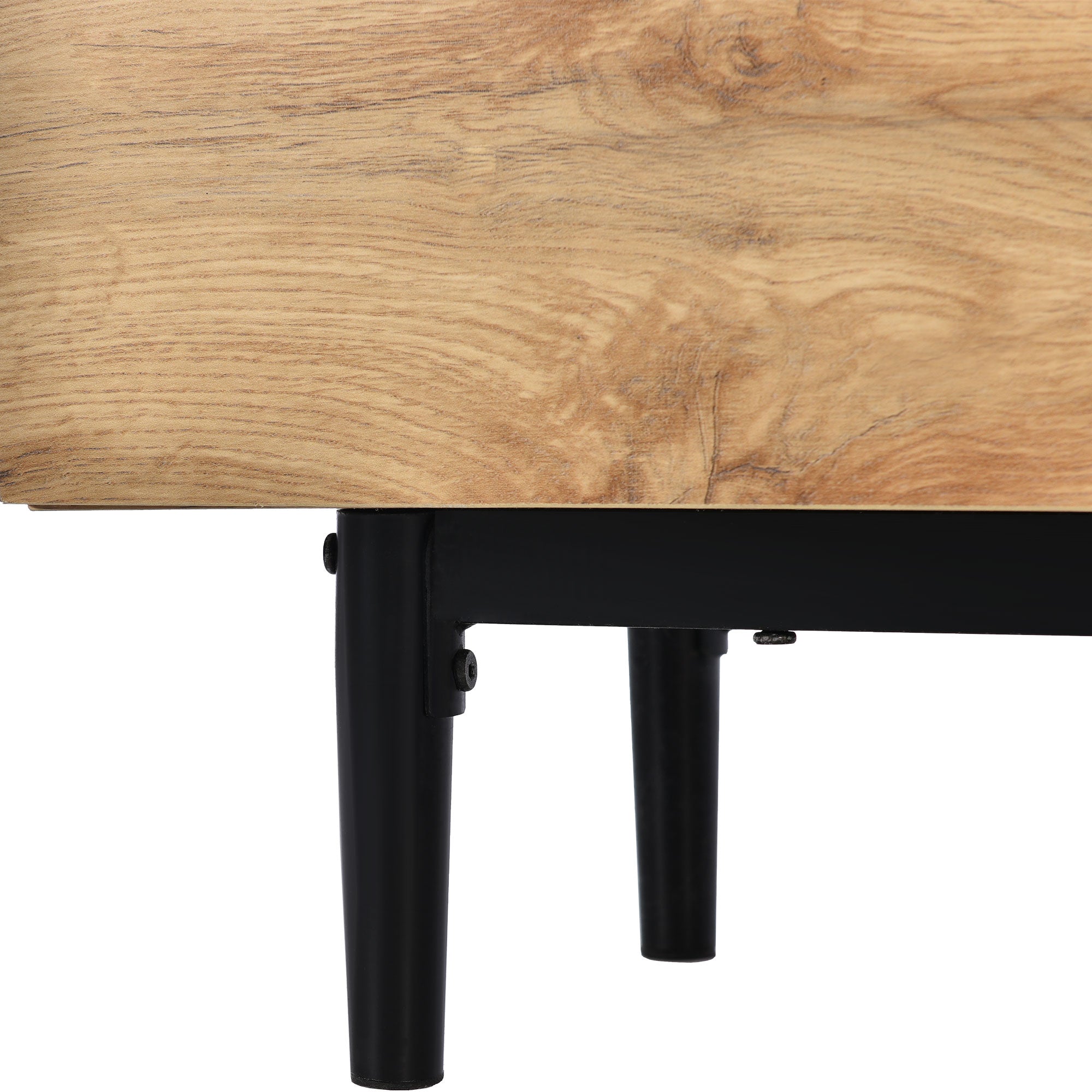 Logidon Modern TV-meubel eiken bruin MDF 175 cm LED-verlichting