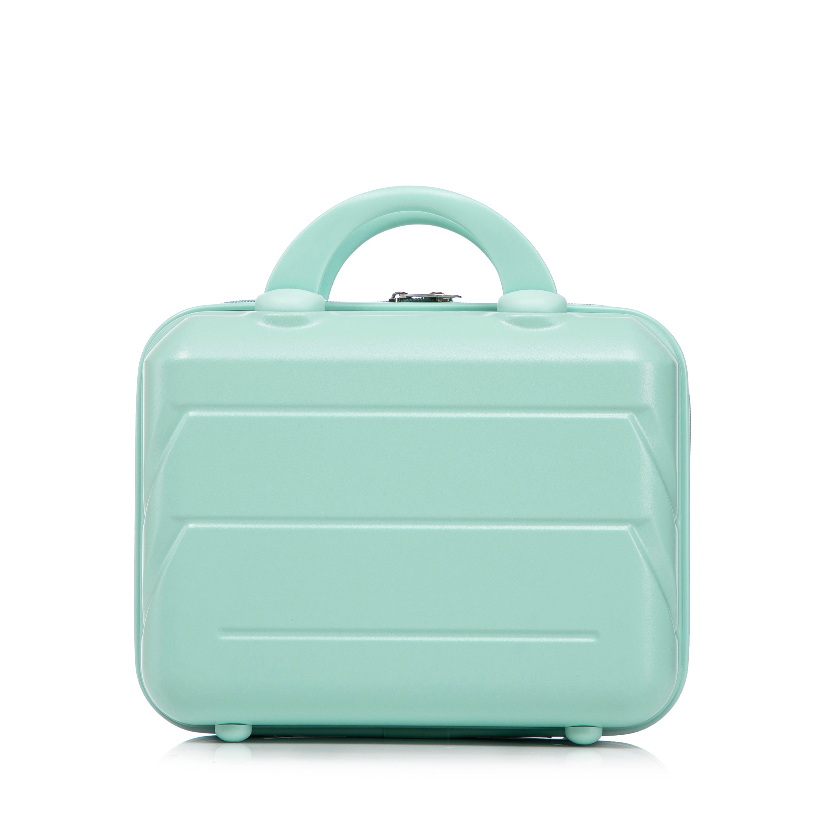 Logidon 14 en 19 inch ABS spinner kofferset mintgroen 2-delig