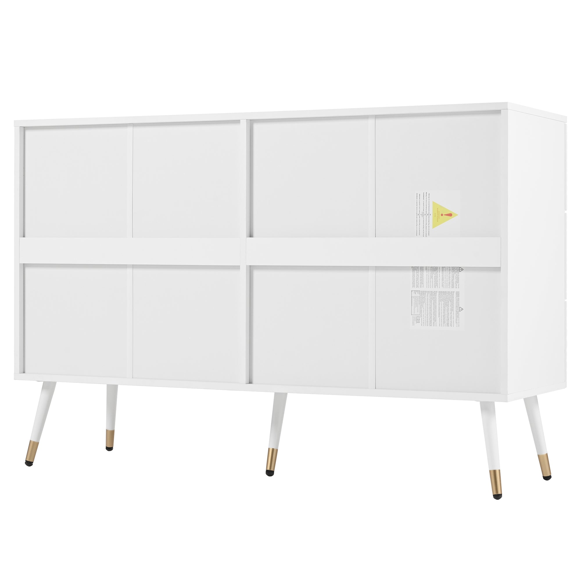 Logidon Moderne ladekast 6 lades 120x40x80 cm wit