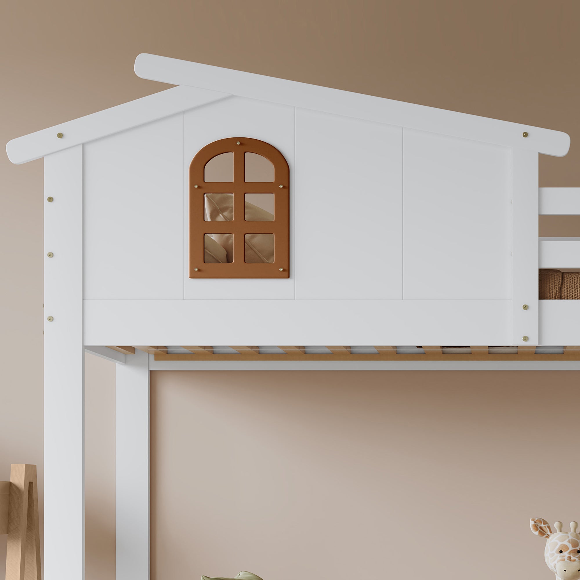 Logidon stapelbed kinderbed wit naturel 90x200 120x200 twee lades