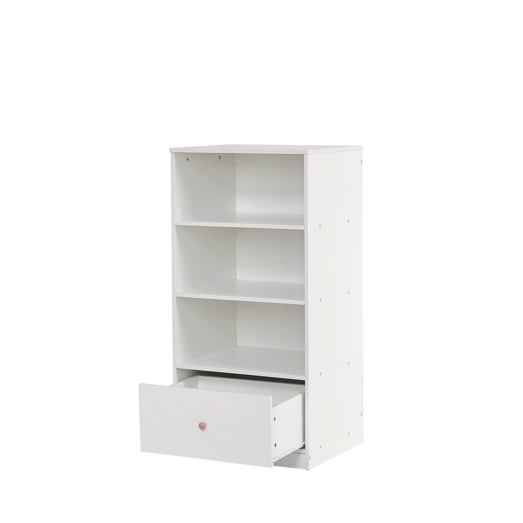 Logidon complete bedroom 3-piece loft bed with slide white/natural