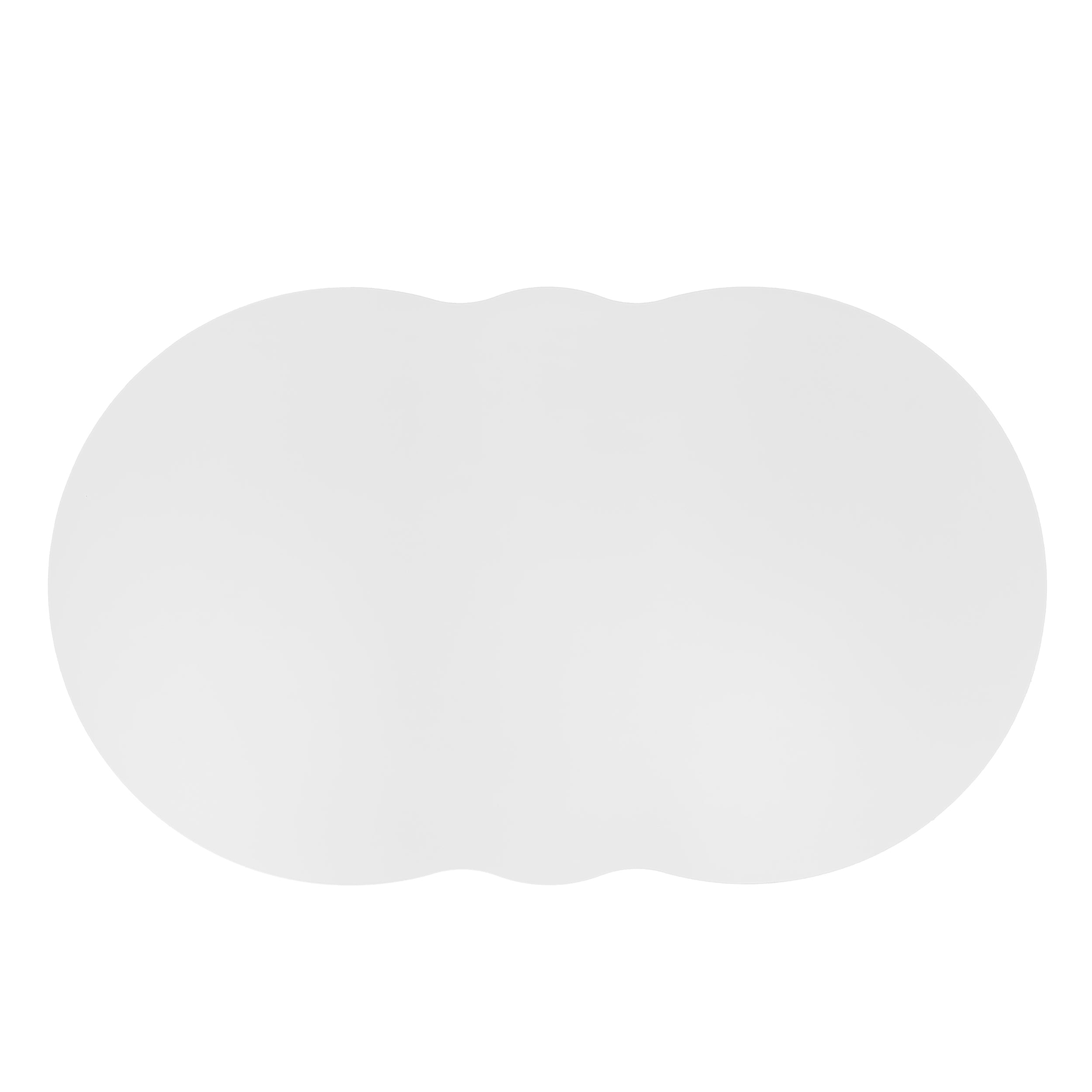 Logidon wolkvormige salontafel wit met lades en plank