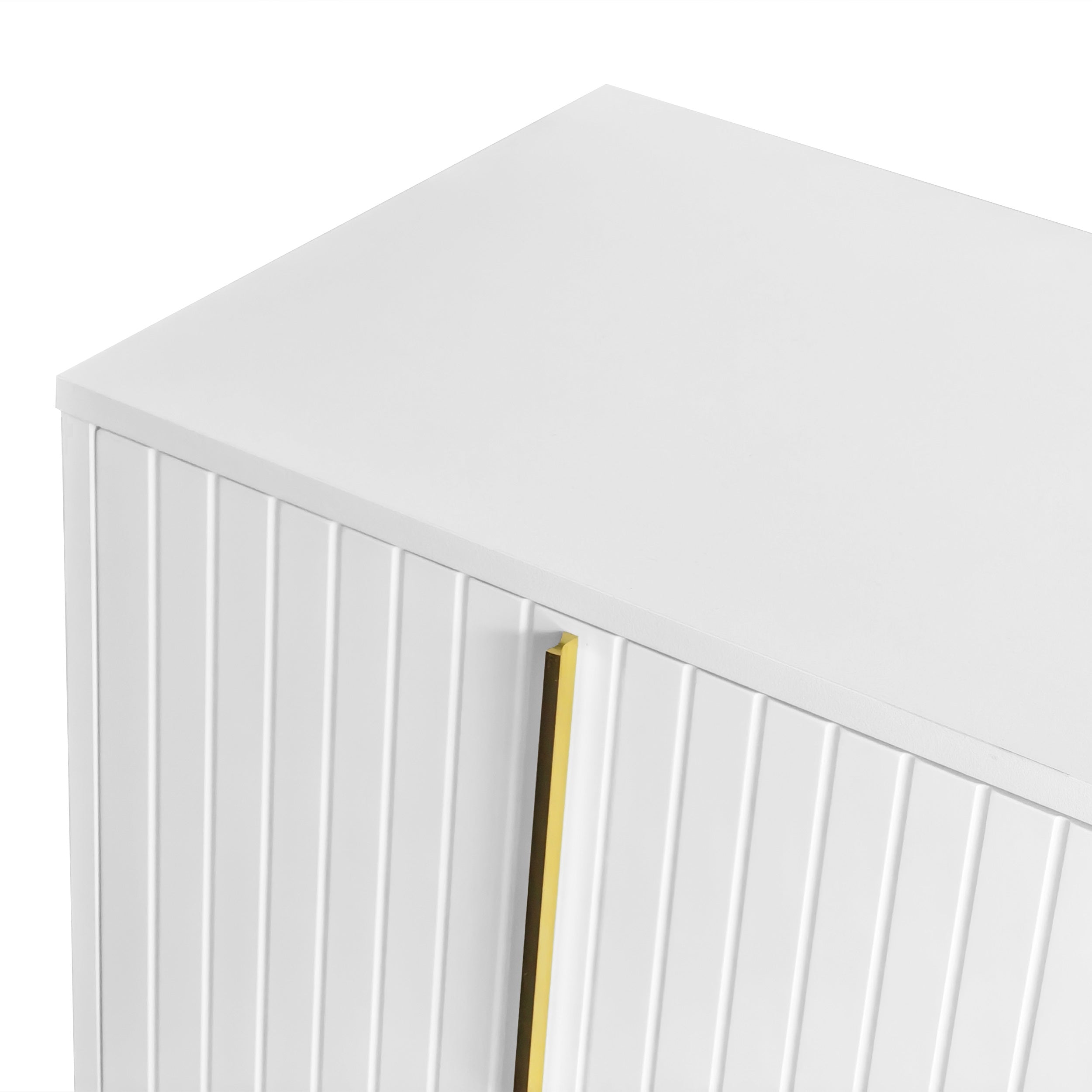Logidon Dressoir 3 Deuren Met Verstelbare Planken Wit 138 x 40 x 80 cm