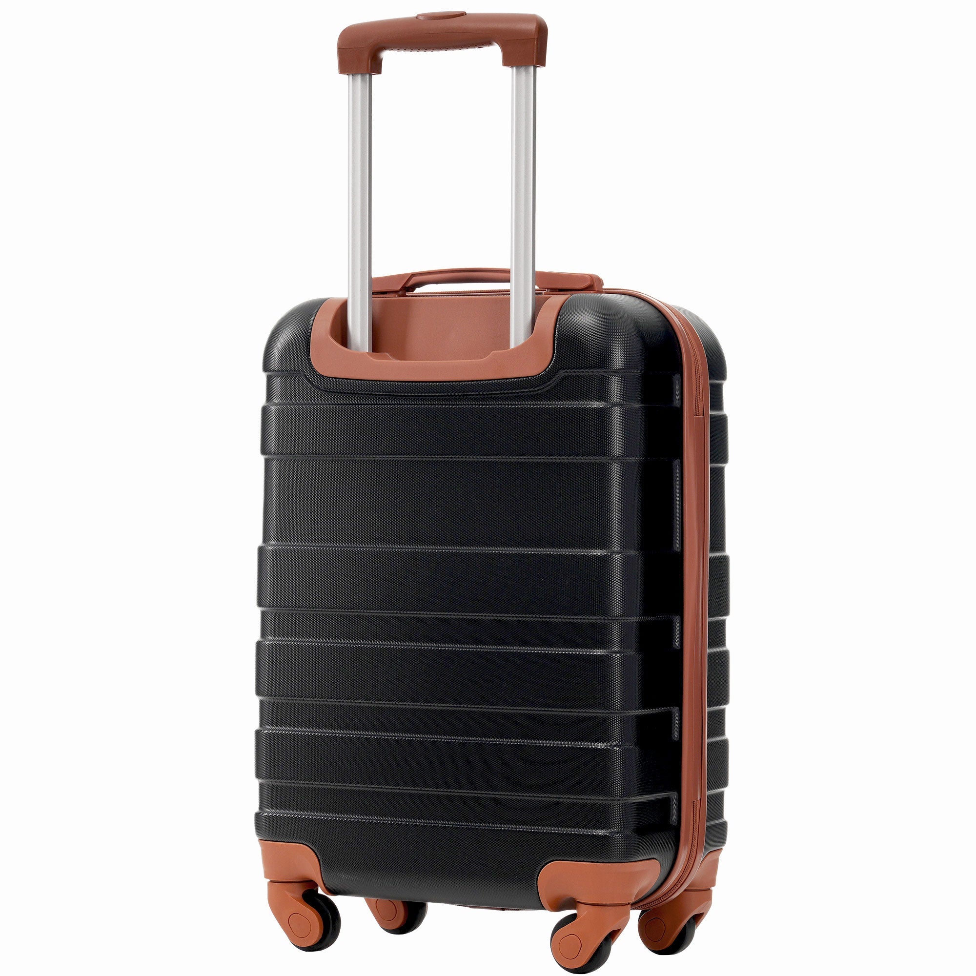 Logidon Hardshell Koffer 20 Inch Handbagage 4 Wielen Zwart