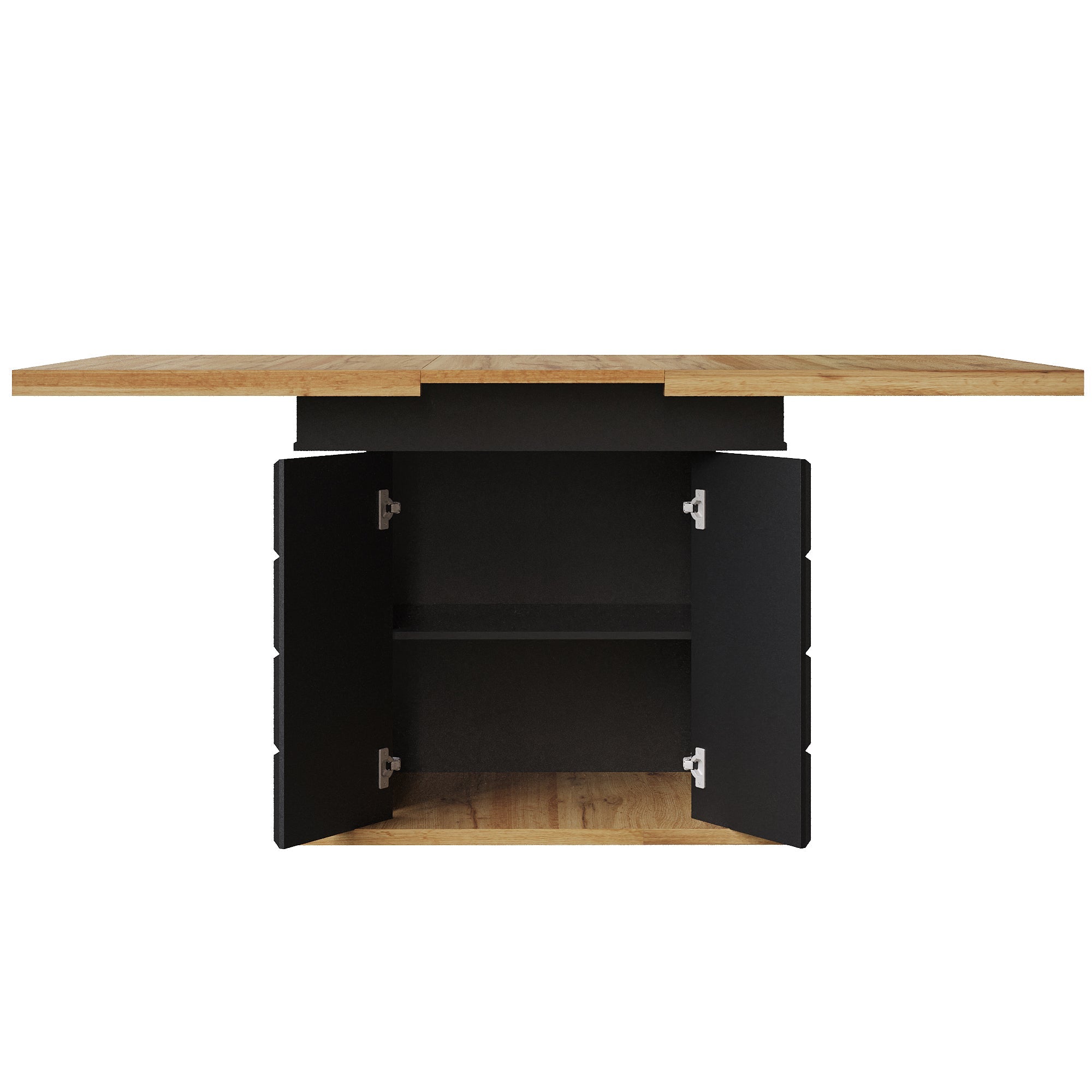 Logidon uitschuifbare eettafel 110-140 centimeter telescopisch naturel MDF