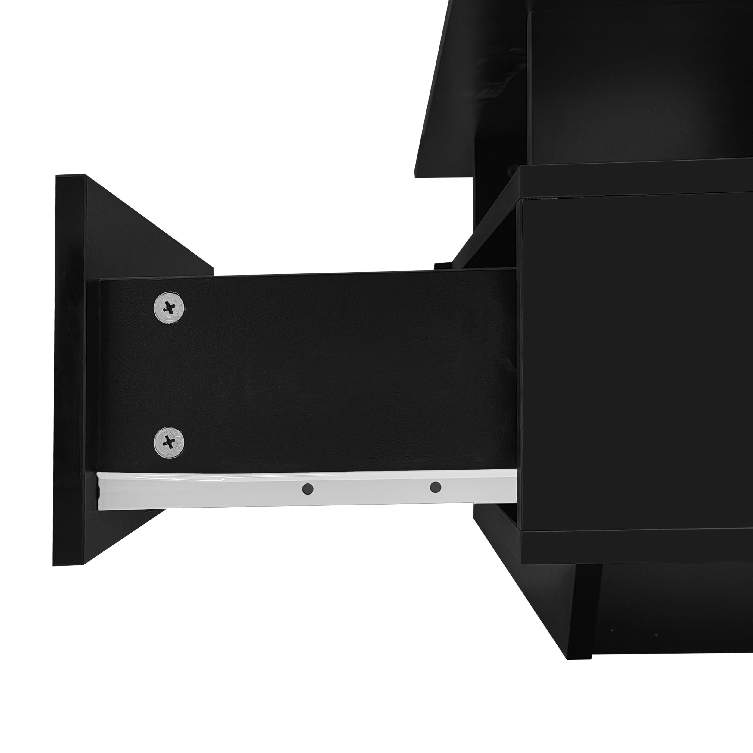 Logidon LED-verlichting salontafel met 2 lades 90x55x41 cm