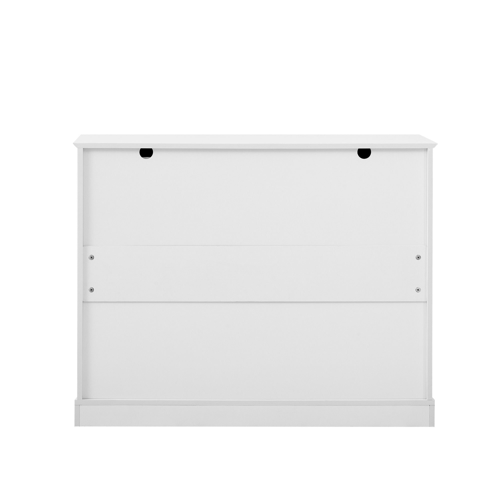 Logidon dressoir wit - 3 deuren, 1 lade, moderne buffetkast 107 cm