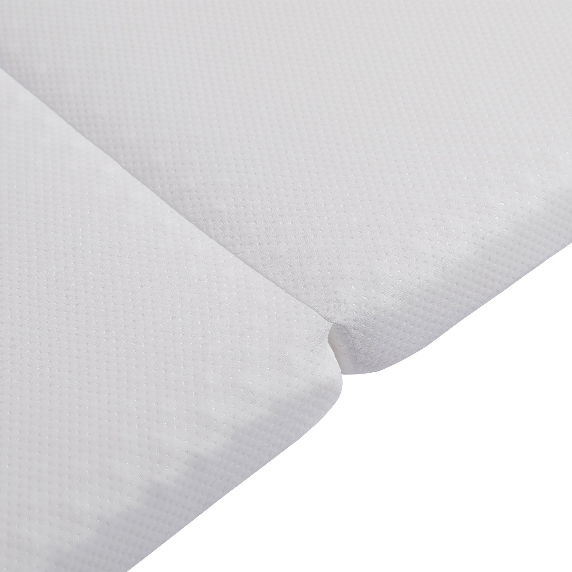 Logidon Opvouwbaar Matras 140x200 Witte Honingraatstof Oeko-Tex
