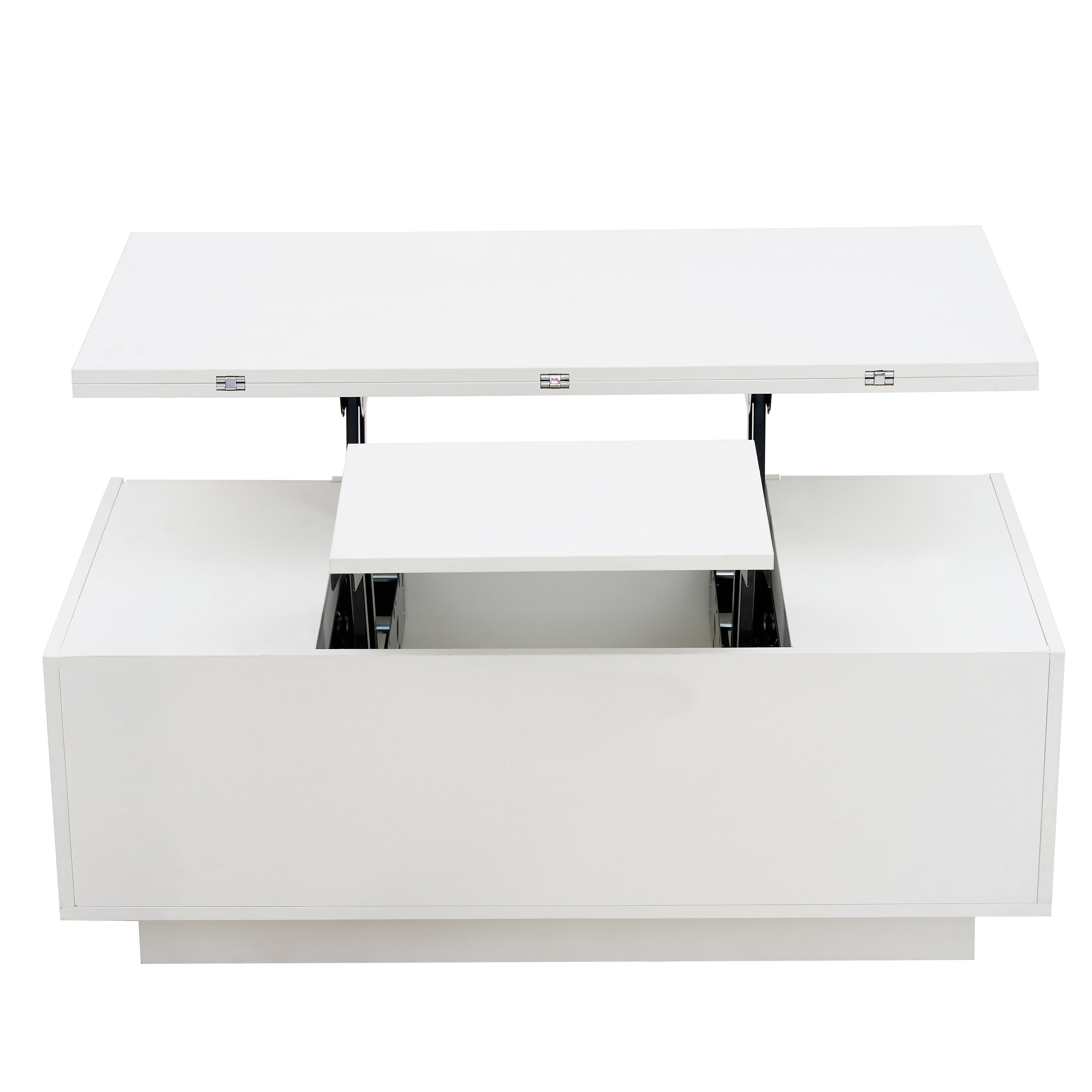 Logidon moderne salontafel met dubbel hefmechanisme, opbergruimte