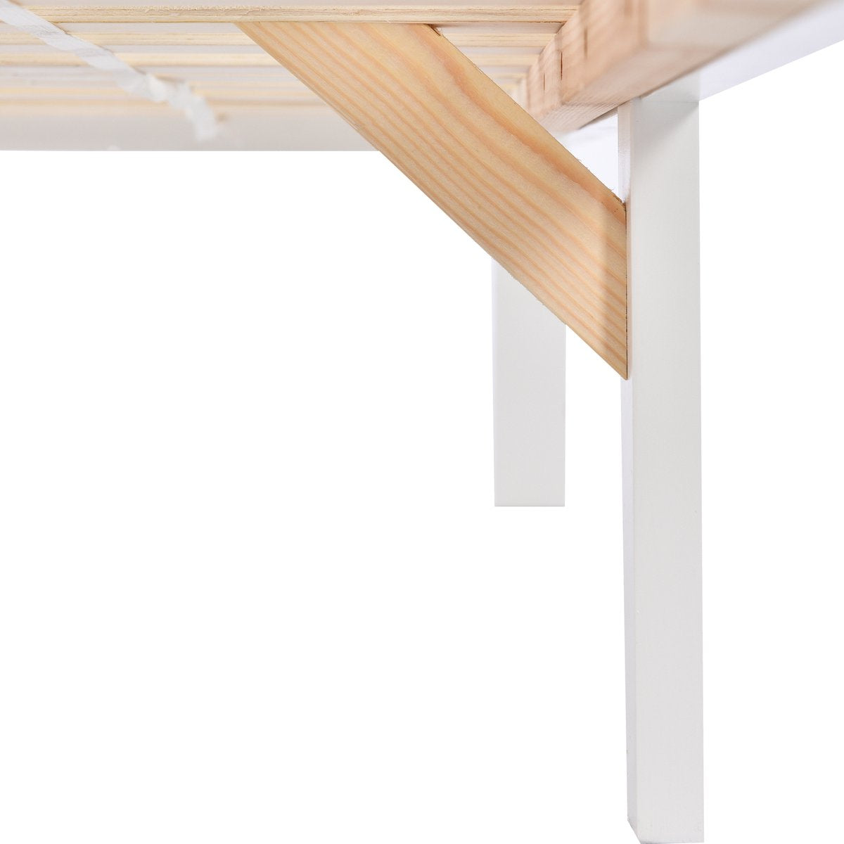Merax Huisbed - Kinderbed - Peuterbed met Uitvalbeveiliging - Wit afbeelding 16