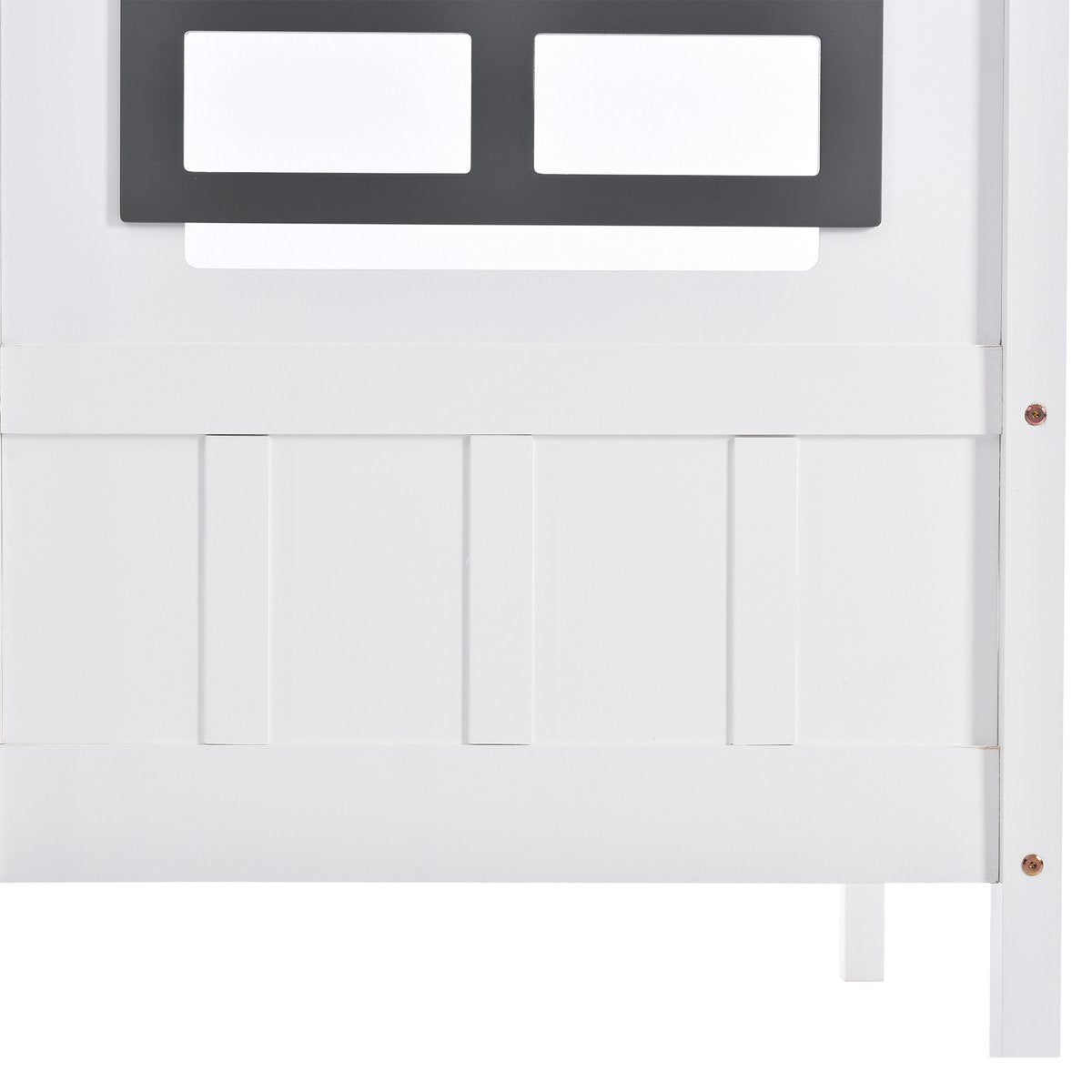 Merax Huisbed - Kinderbed - Peuterbed met Uitvalbeveiliging - Wit afbeelding 12
