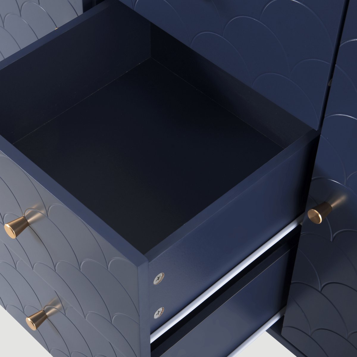 Merax Ladekast 120 CM - Commode Kasten met Lades en Deuren - Blauw afbeelding 23