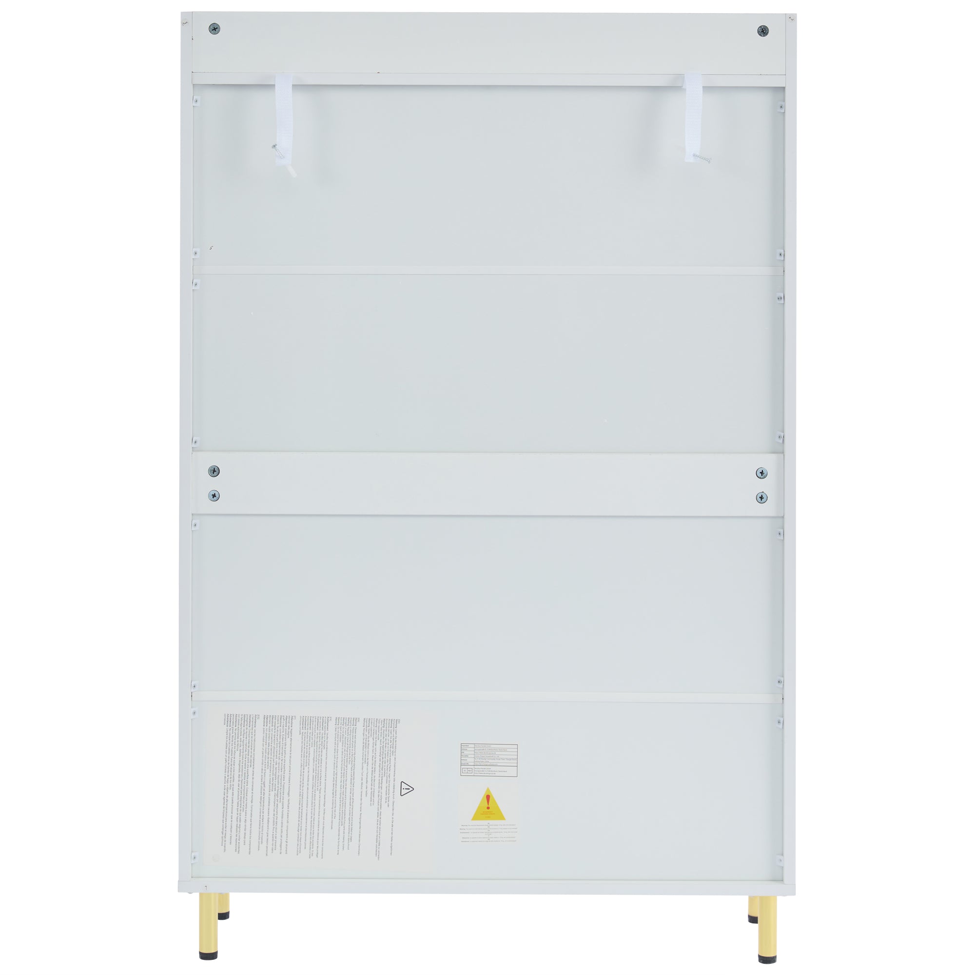 Logidon schoenenkast wit 3 kleppen, 6 vakken, 80x23x123 cm