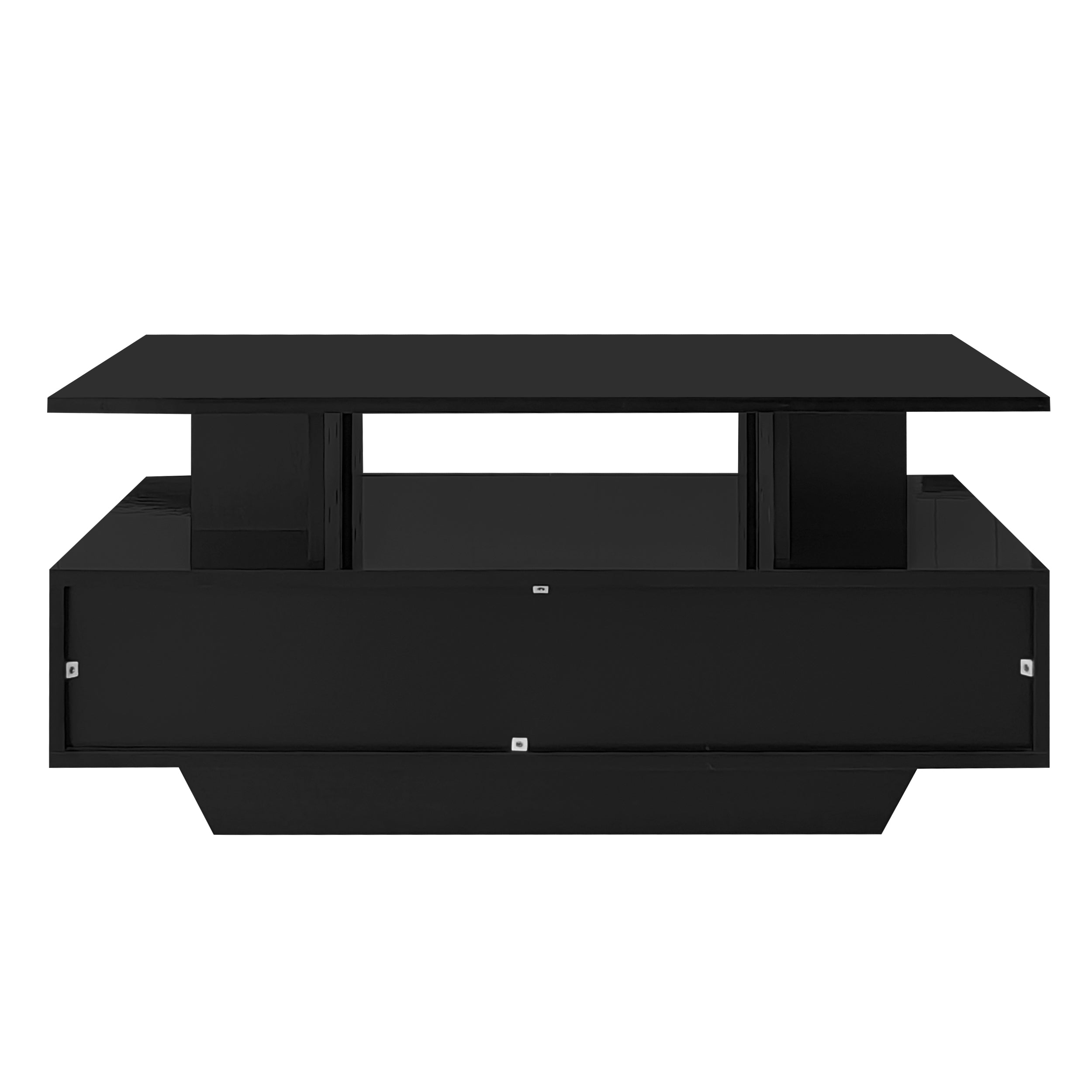 Logidon LED-verlichting salontafel met 2 lades 90x55x41 cm