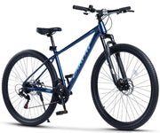 Logidon 29 inch mountainbike hardtail 100 mm veerweg blauw