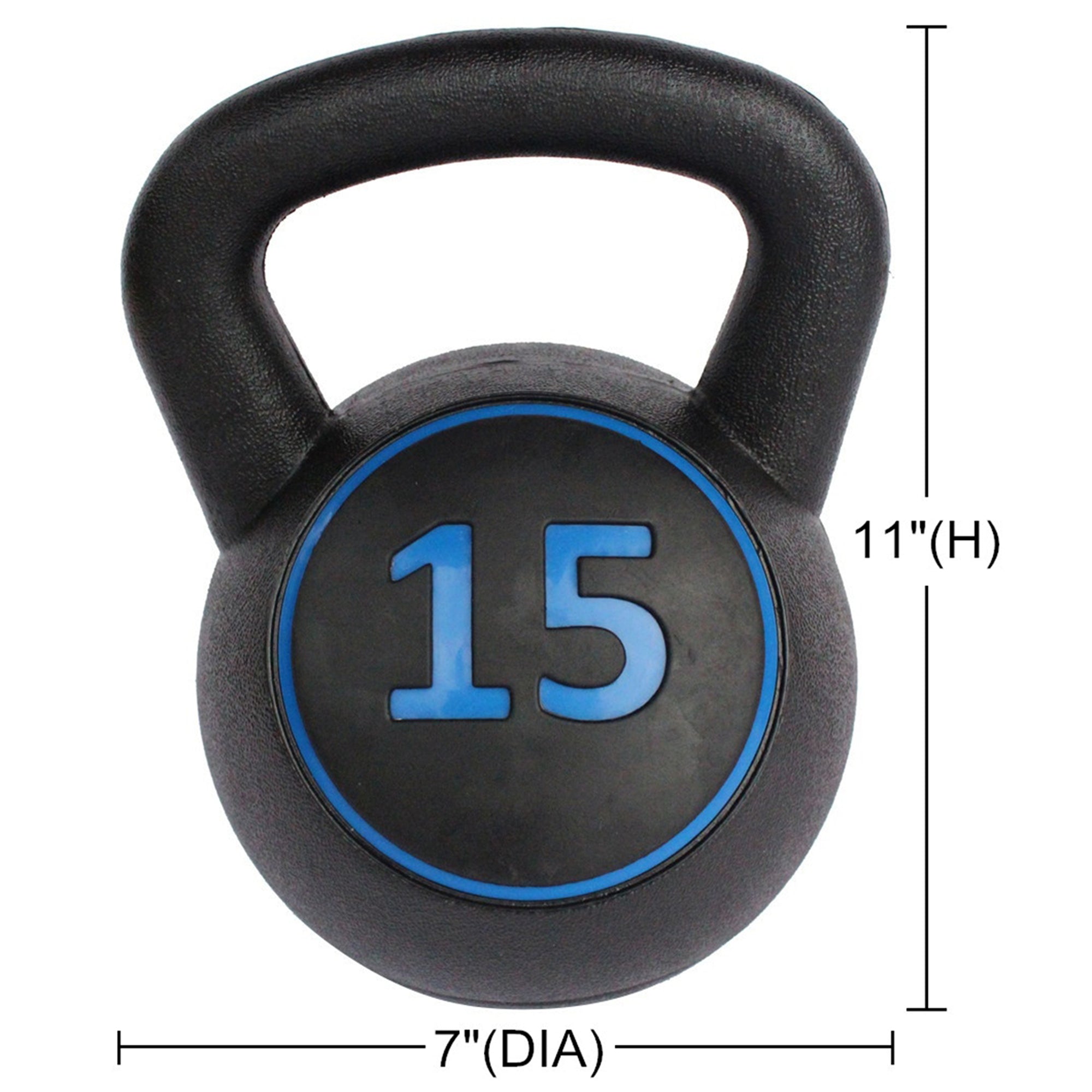 Logidon Kettlebell Set 5 10 15 LB with non-slip handle for home