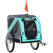 Logidon hondenkar fietskar groen 130x73x90 cm