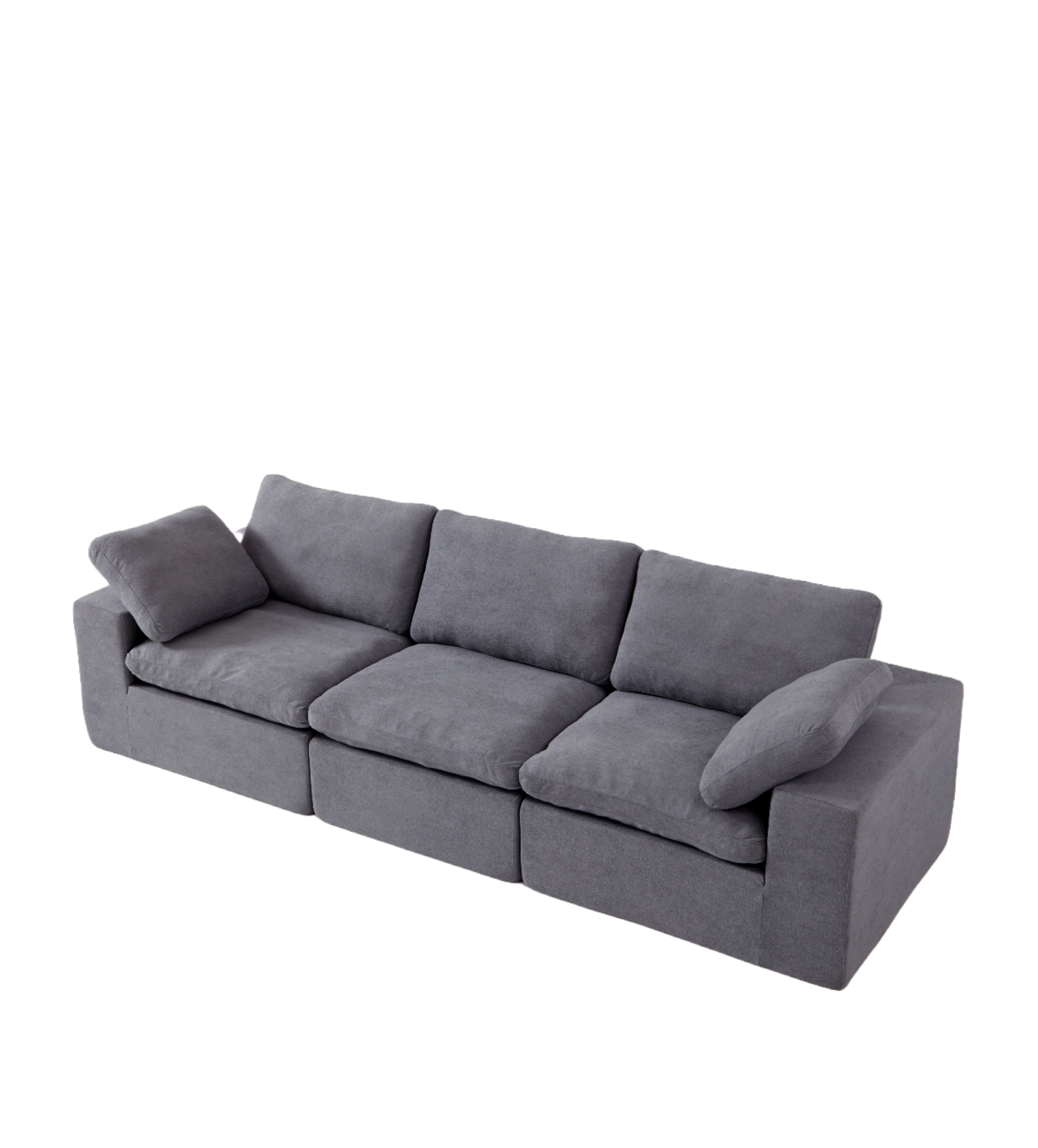 Logidon Cloud Modulaire Bank Grijs Diep Zitkussen
