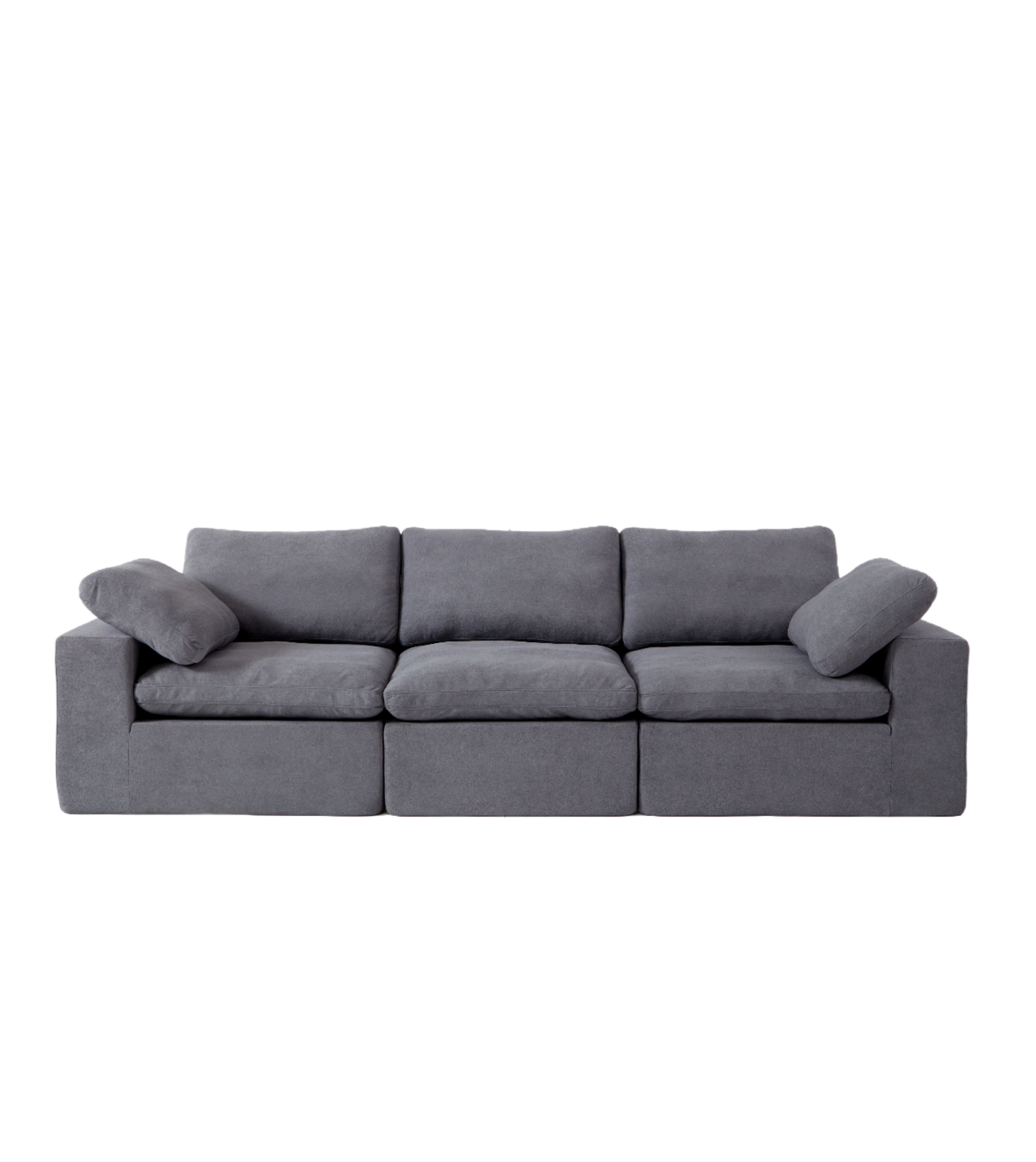 Logidon Cloud Modulaire Bank Grijs Diep Zitkussen