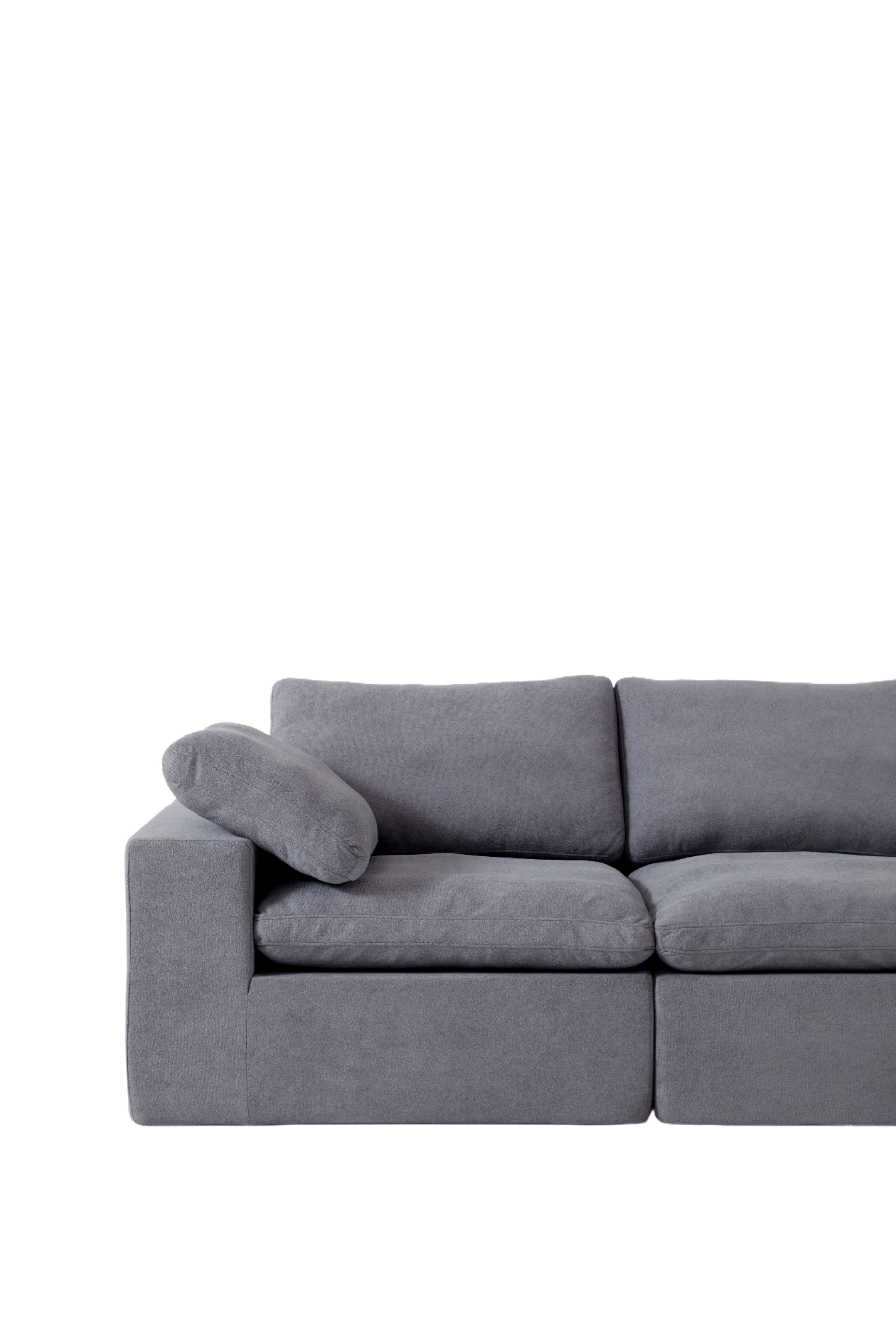 Logidon Cloud Modulaire Bank Grijs Diep Zitkussen