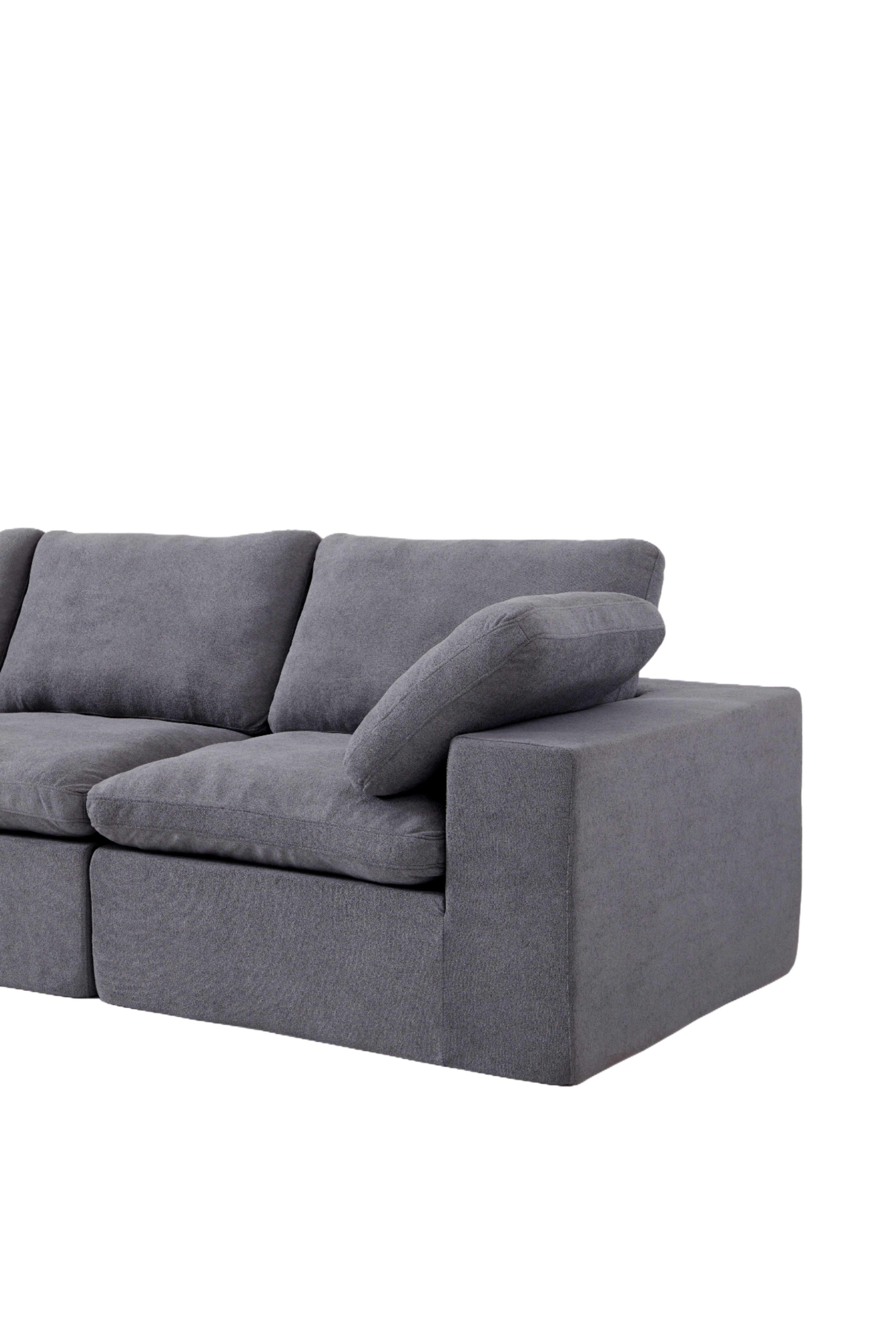 Logidon Cloud Modulaire Bank Grijs Diep Zitkussen