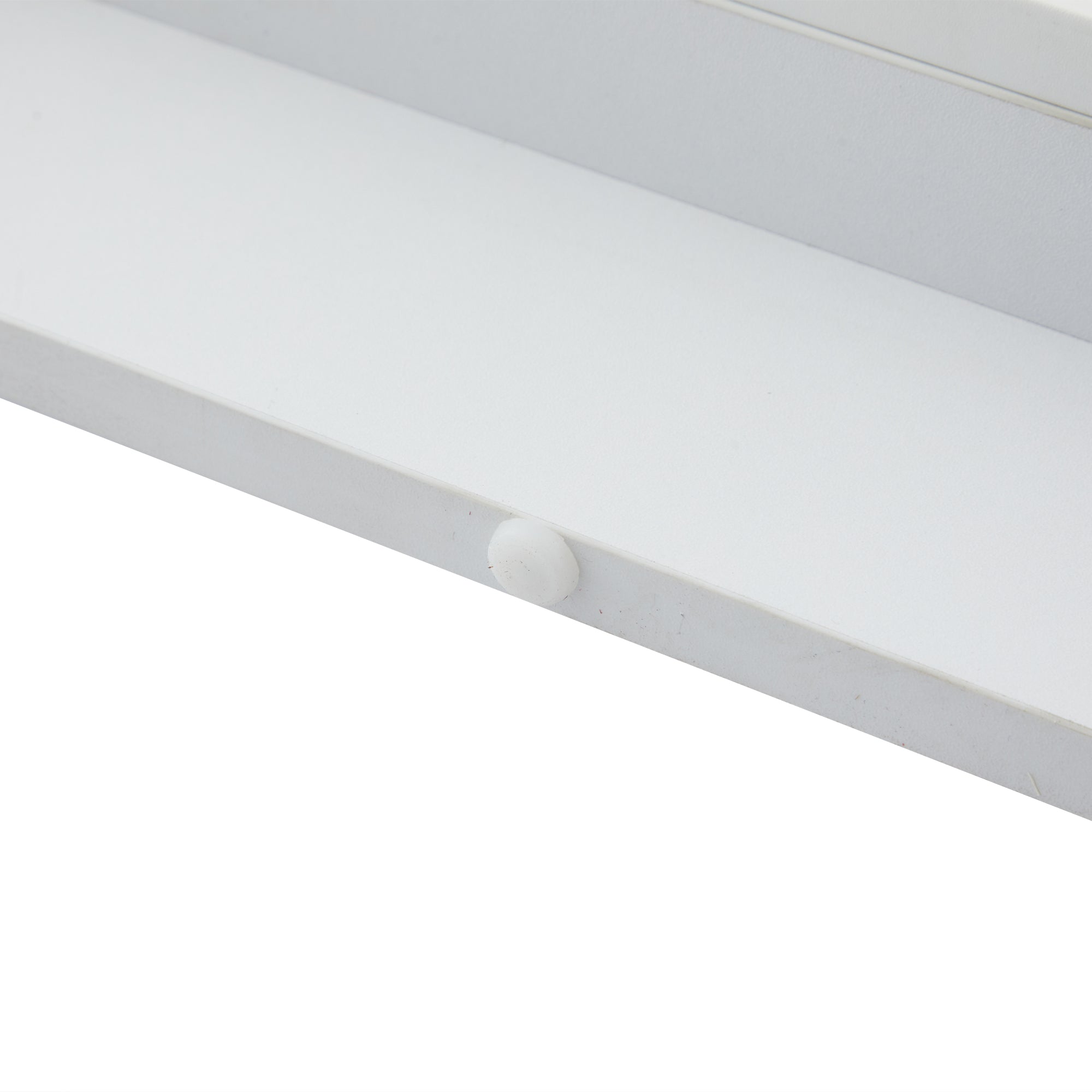 Logidon Witte LED Salontafel met Opbergruimte Bluetooth App Bediening 100x50x42 Cm