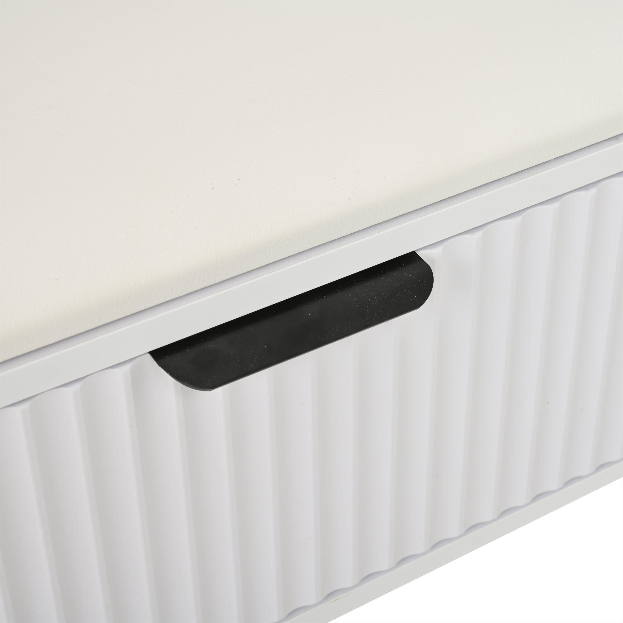 Logidon Kledingkast 6in1 Wit 100x30x180 cm Schoenenbankopberger
