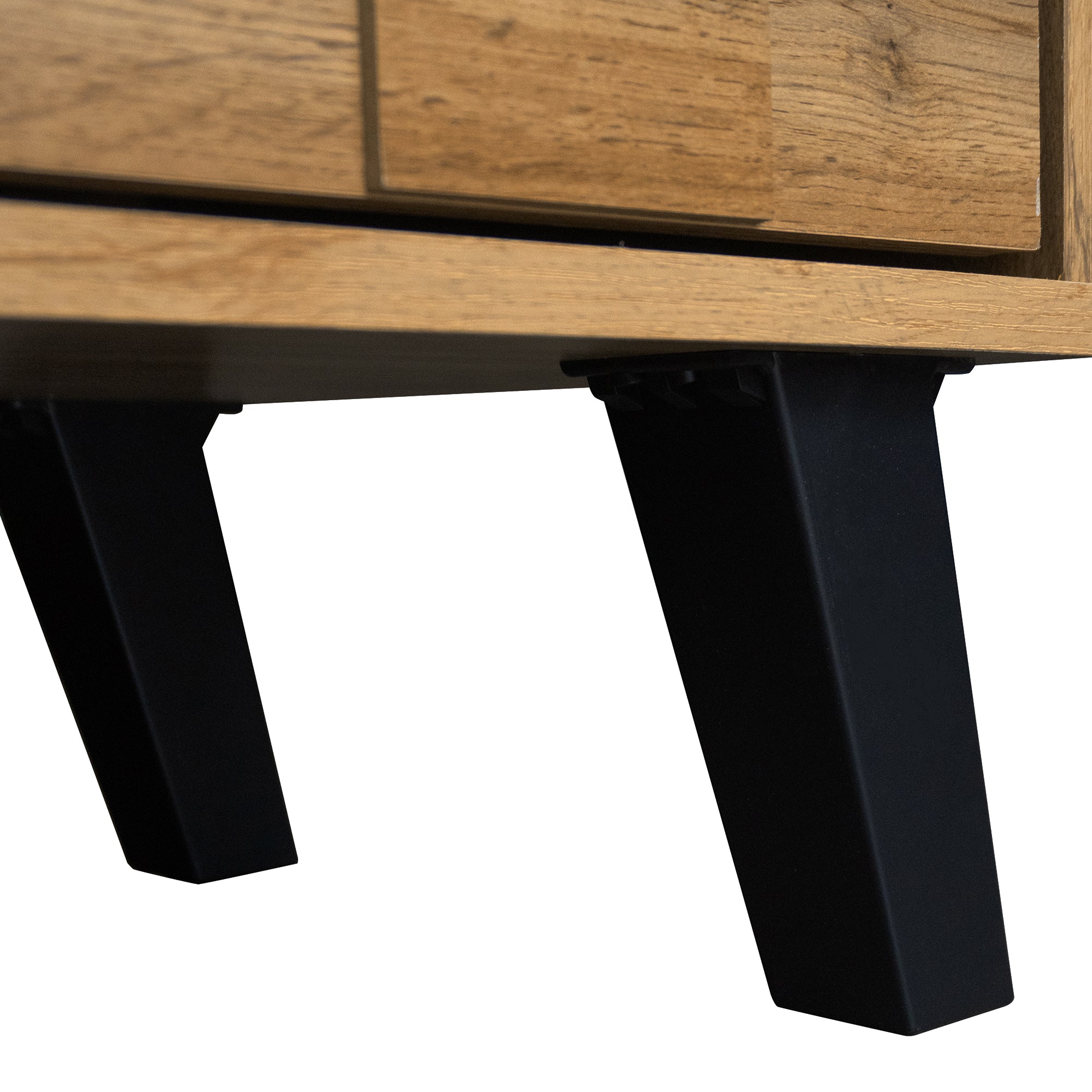 Logidon Modern TV-meubel hout 2 deuren 2 vakken 160,5x35,5x45 cm