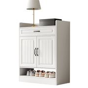 Logidon shoe cabinet white 75x36x95.5 cm with adjustable shelves