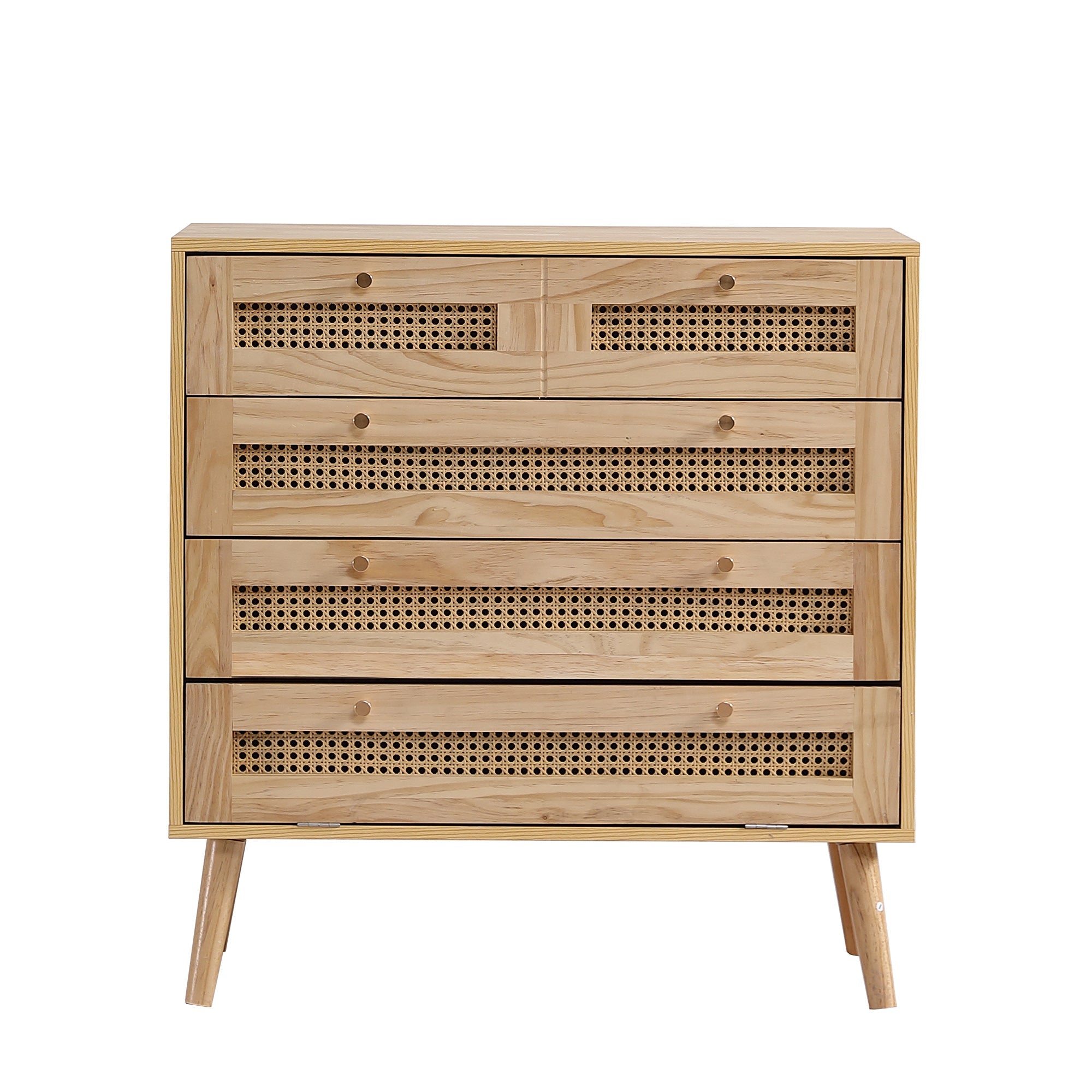Logidon Classic ladekast met 3 lades en rotan ladeblad