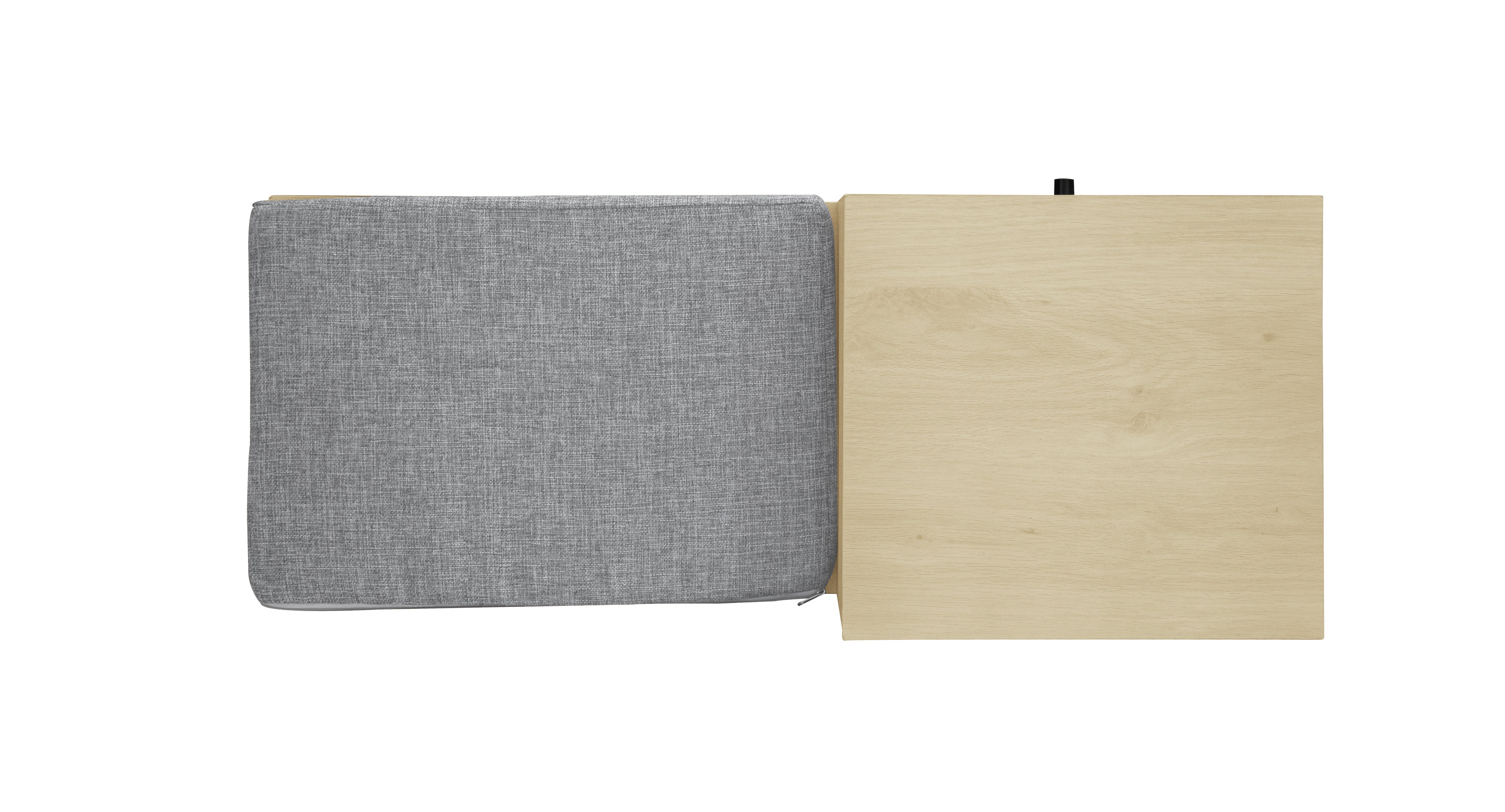 Logidon Boho shoe bench with rattan doors and drawer 90x35x65 cm
