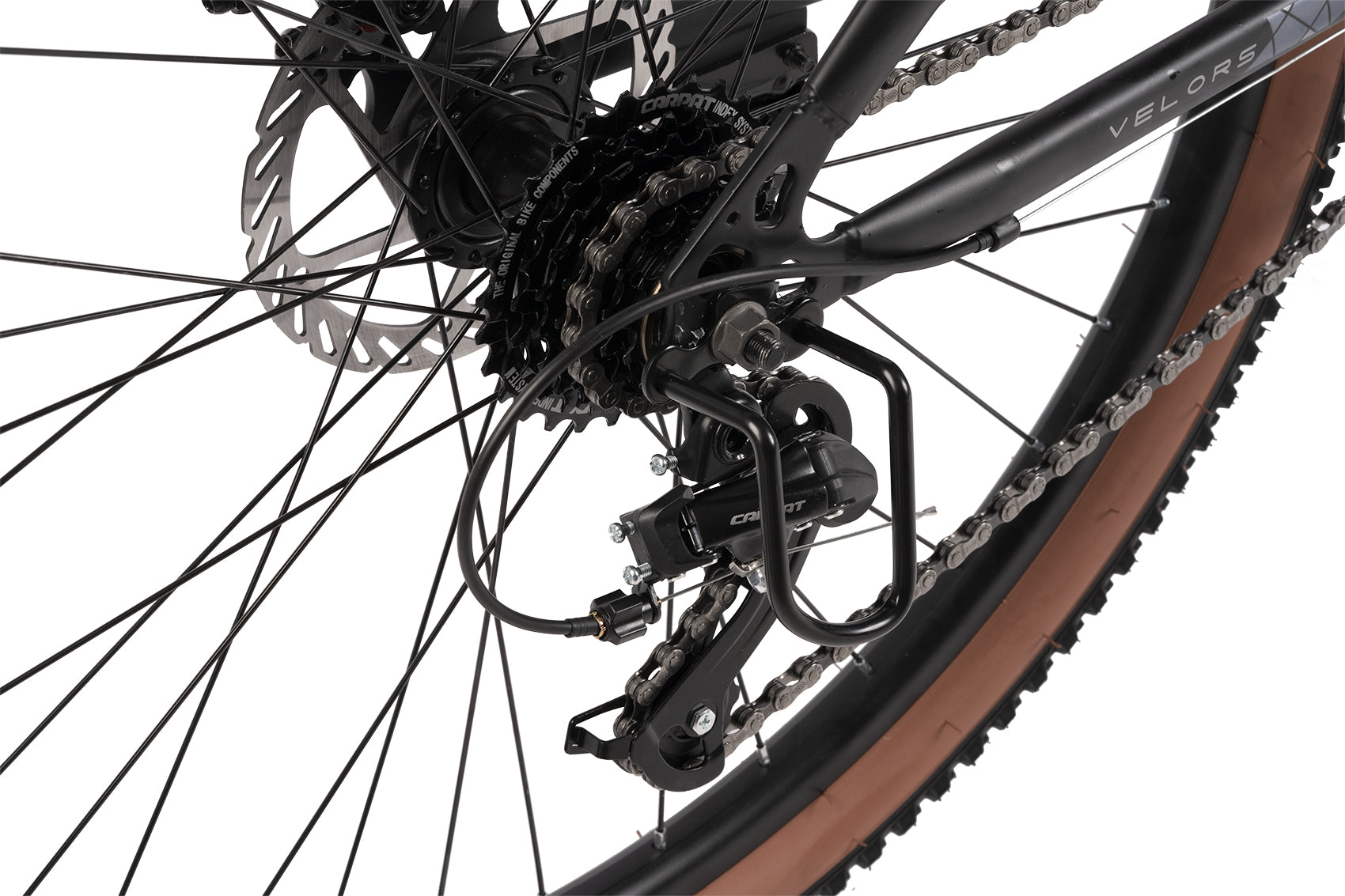 Logidon Velors 27,5 inch mountainbike zwart grijs 21 versnellingen