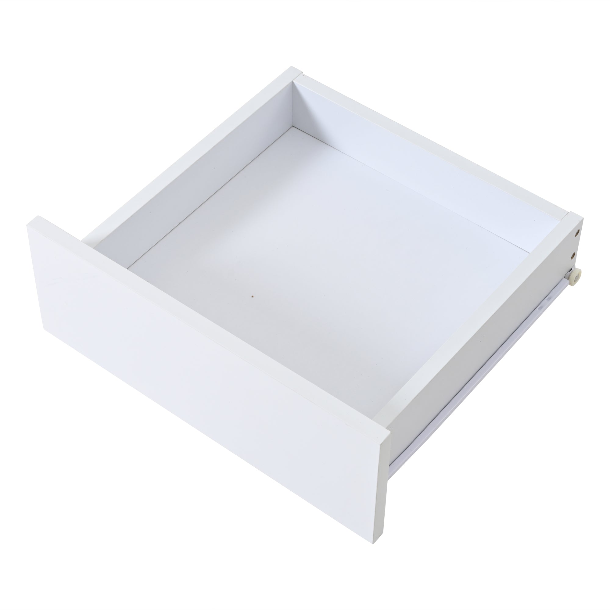 Logidon In hoogte verstelbare salontafel 80x80 cm witte LED opbergruimte