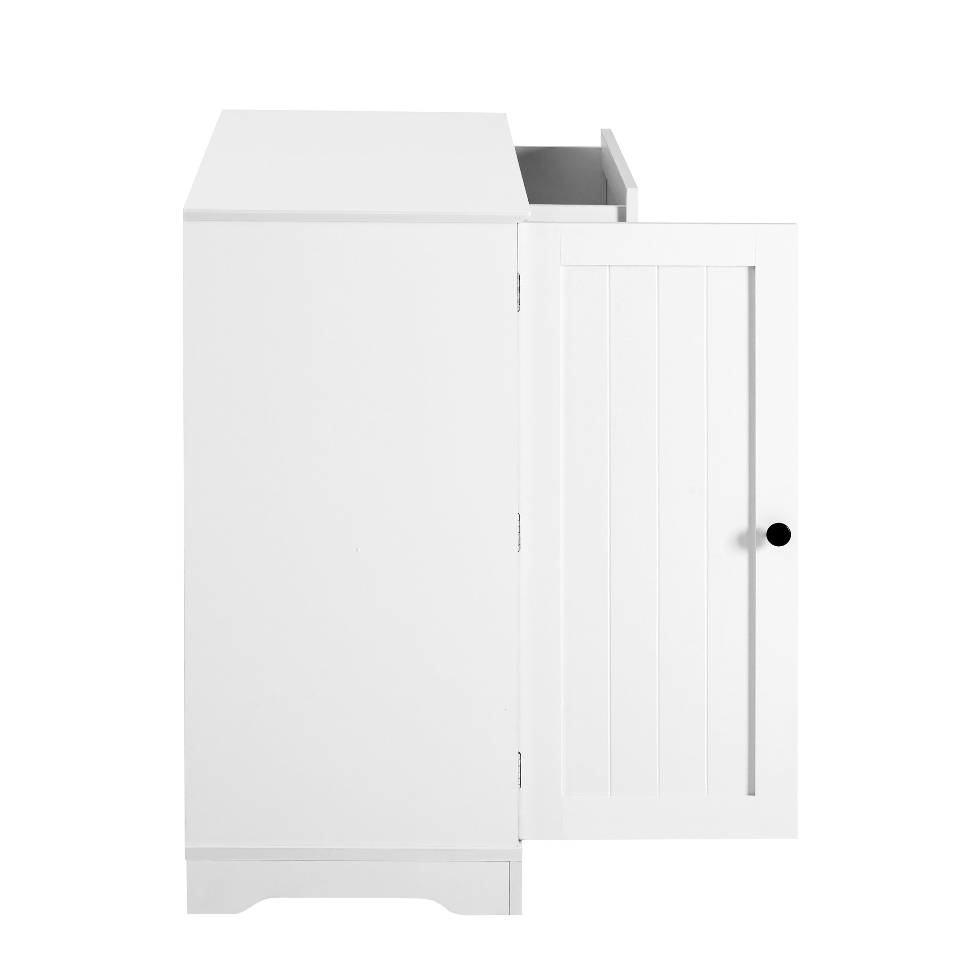 Logidon dressoir wit - 3 deuren, 1 lade, moderne buffetkast 107 cm
