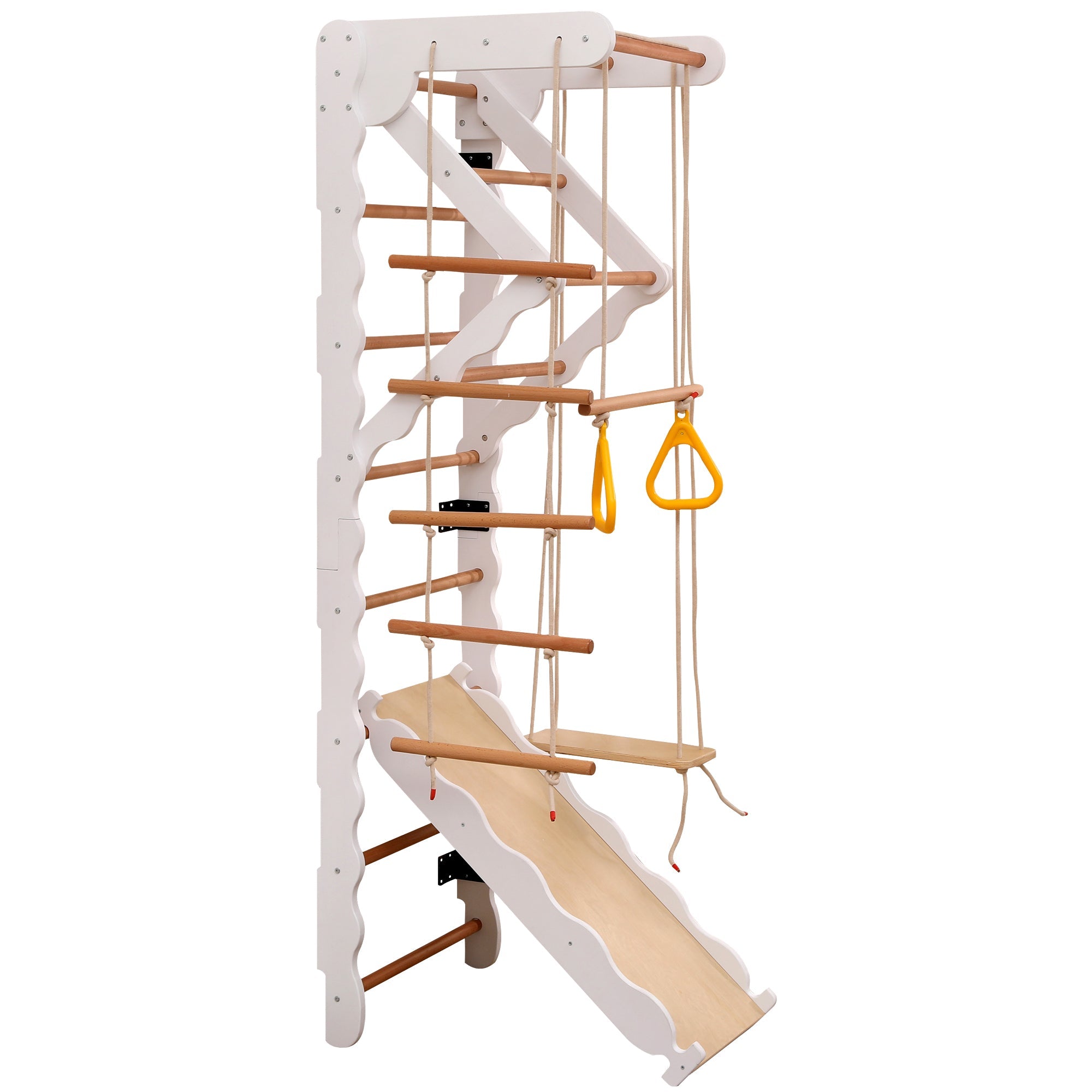 Logidon 6-in-1 multifunctioneel speeltoestel naturel beuken interieur