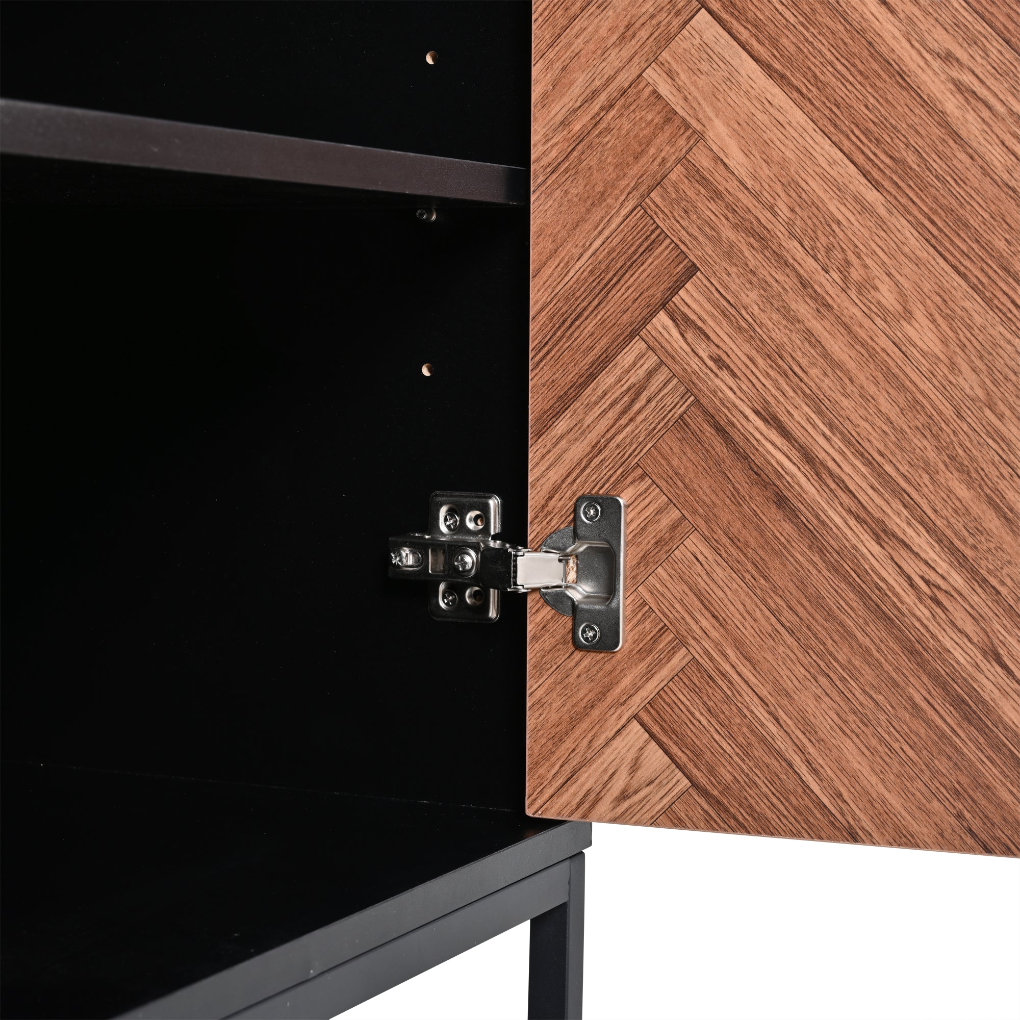 Logidon dressoir 145x40x67 Moderne ladekast 3 laden 2 deuren