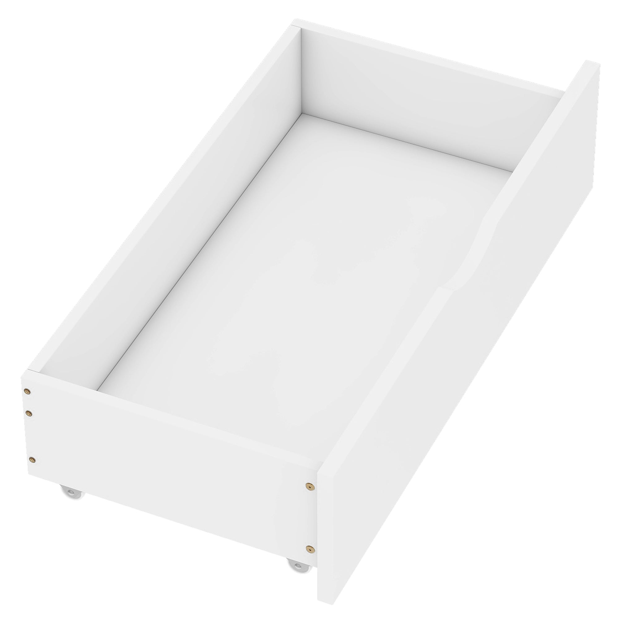 Logidon stapelbed 90x200 wit met uitschuifbaar bed 2 lades