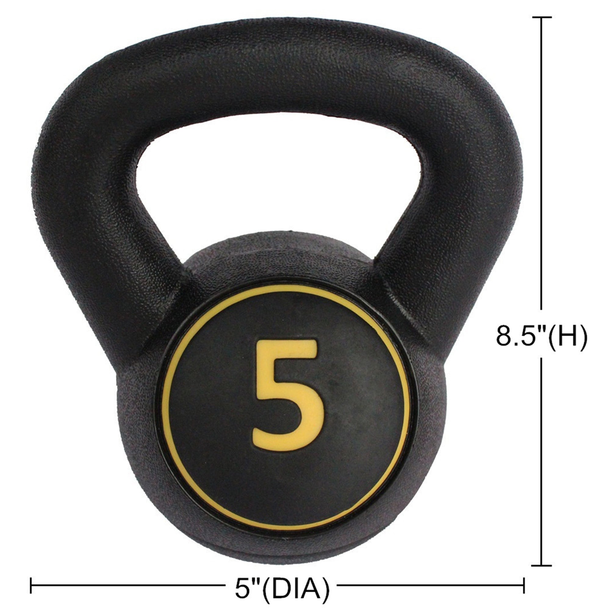 Logidon Kettlebell Set 5 10 15 LB with non-slip handle for home