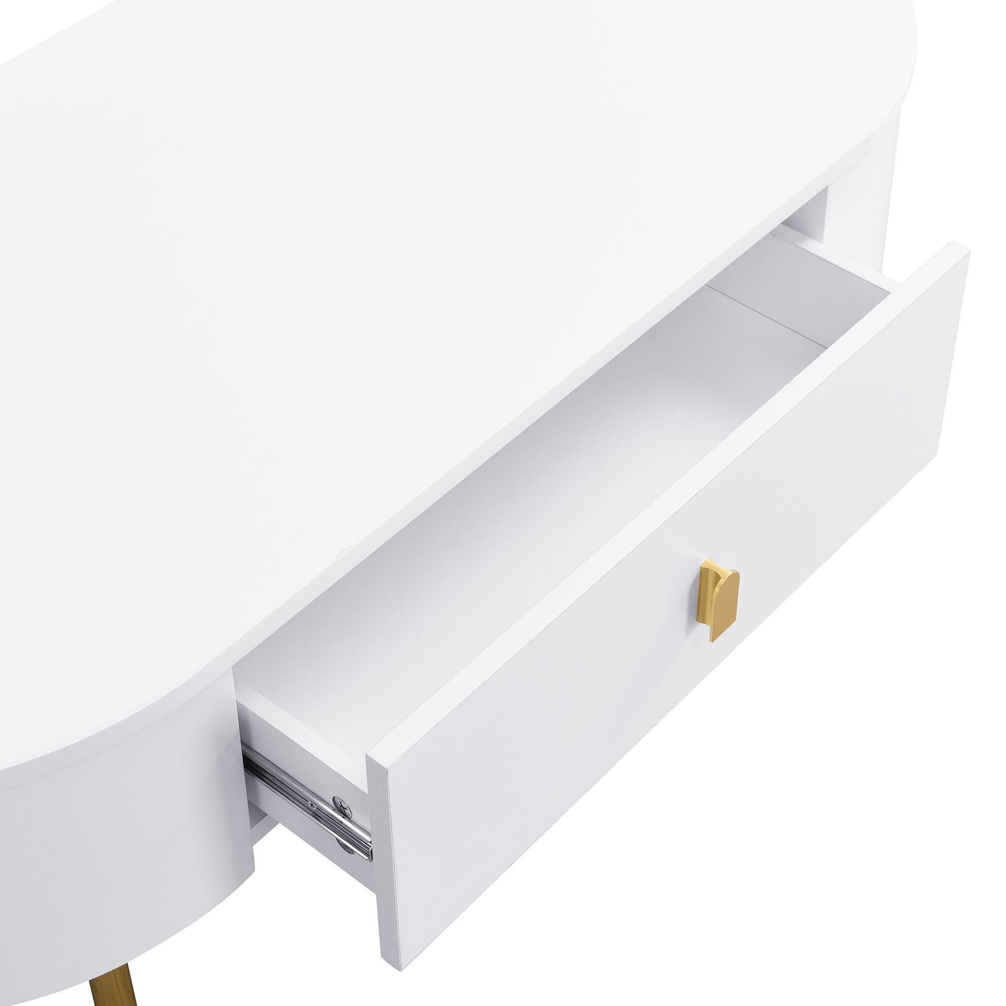 Logidon luxe tv-meubelset wit met lades en salontafel