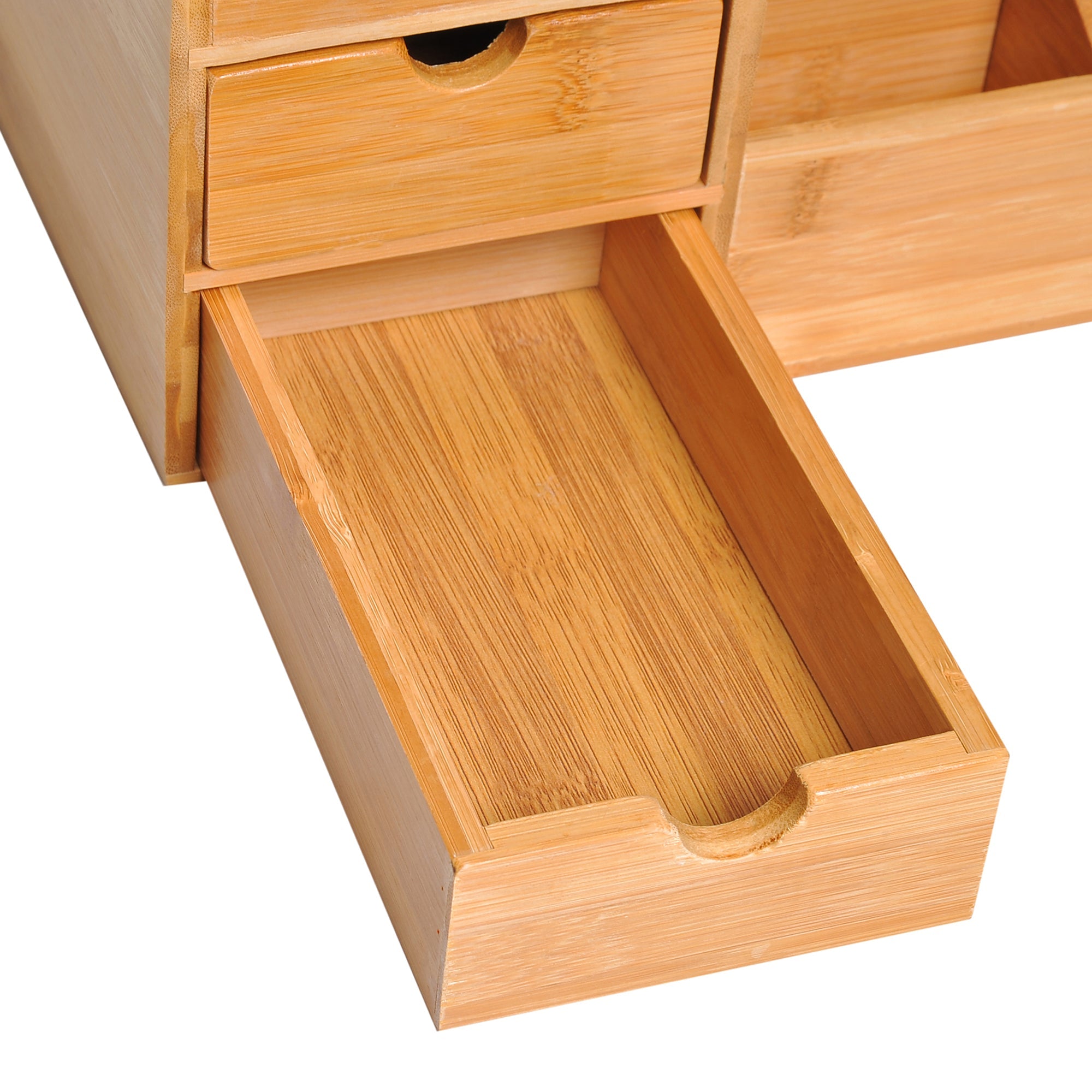 Logidon Bamboe Organizer Naturel 2 Lades L33 B20,5 H15,5 cm